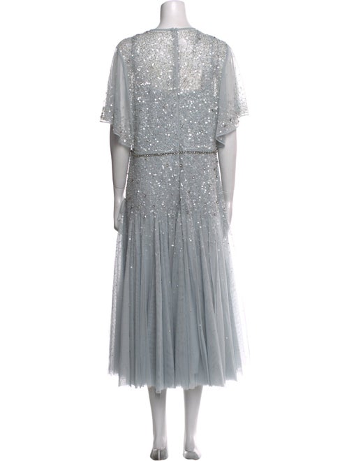 Mac Duggal Crew Neck Knee-Length Dress