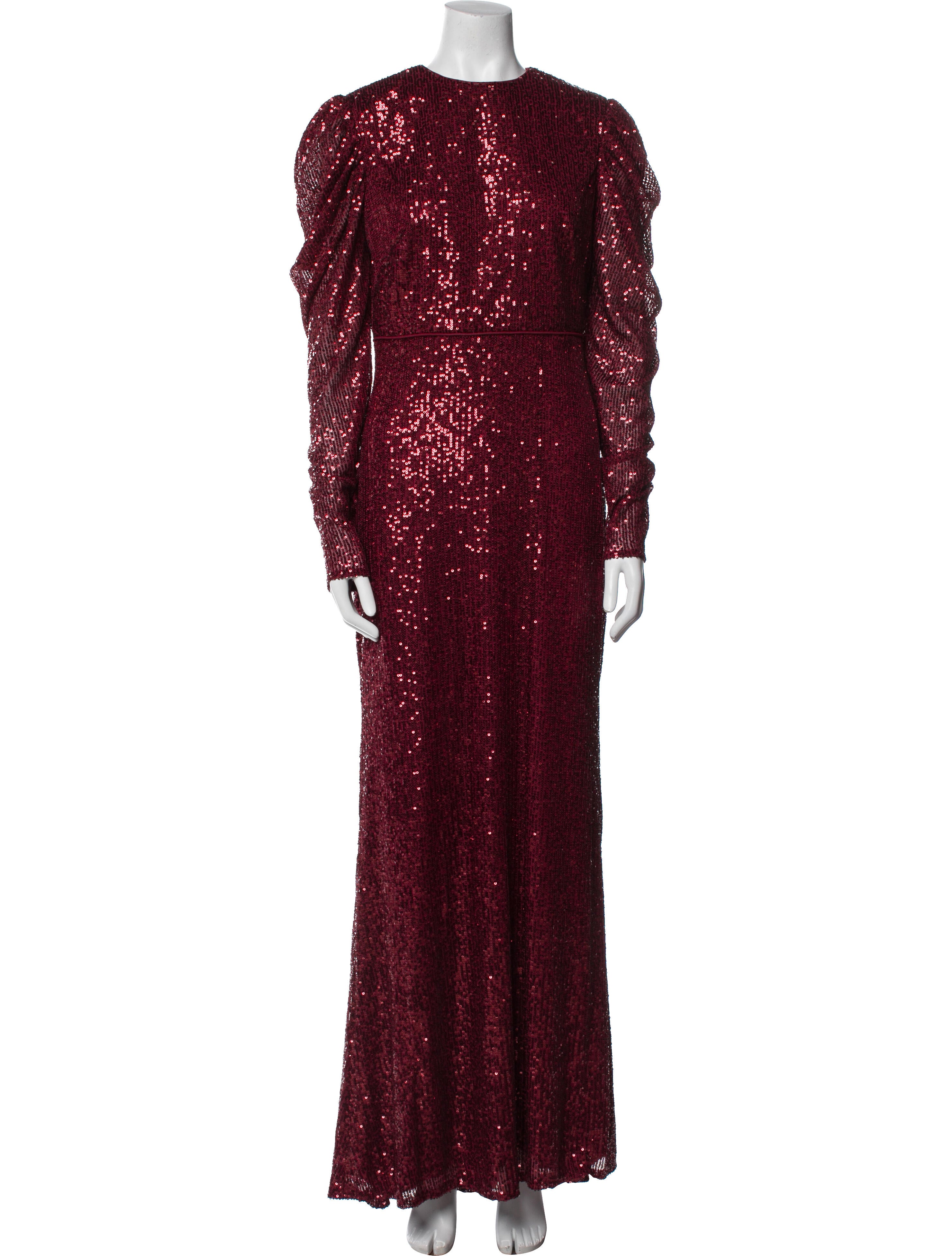 Mac Duggal Patterned Long Dress w/ Tags