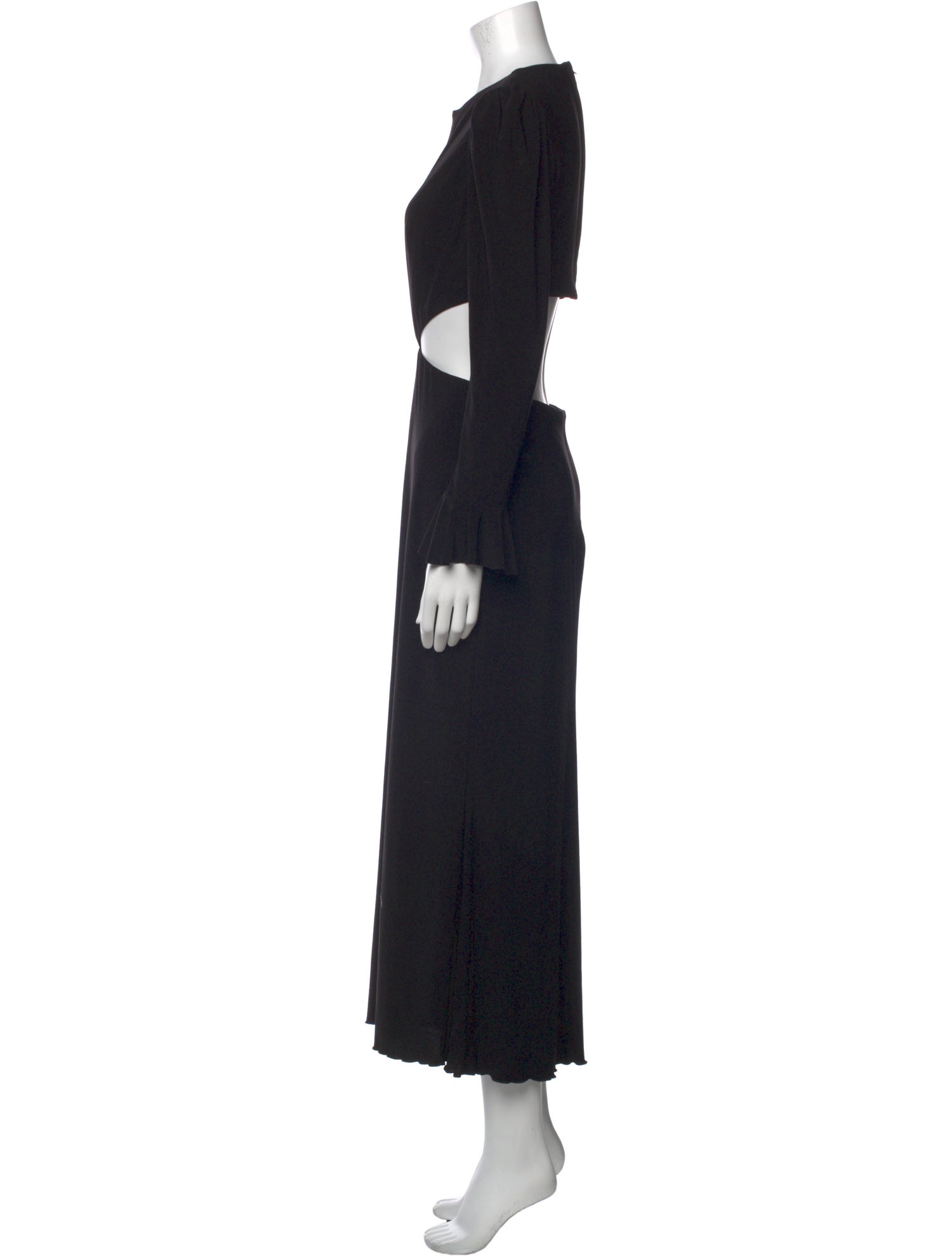 Mac Duggal Crew Neck Long Dress