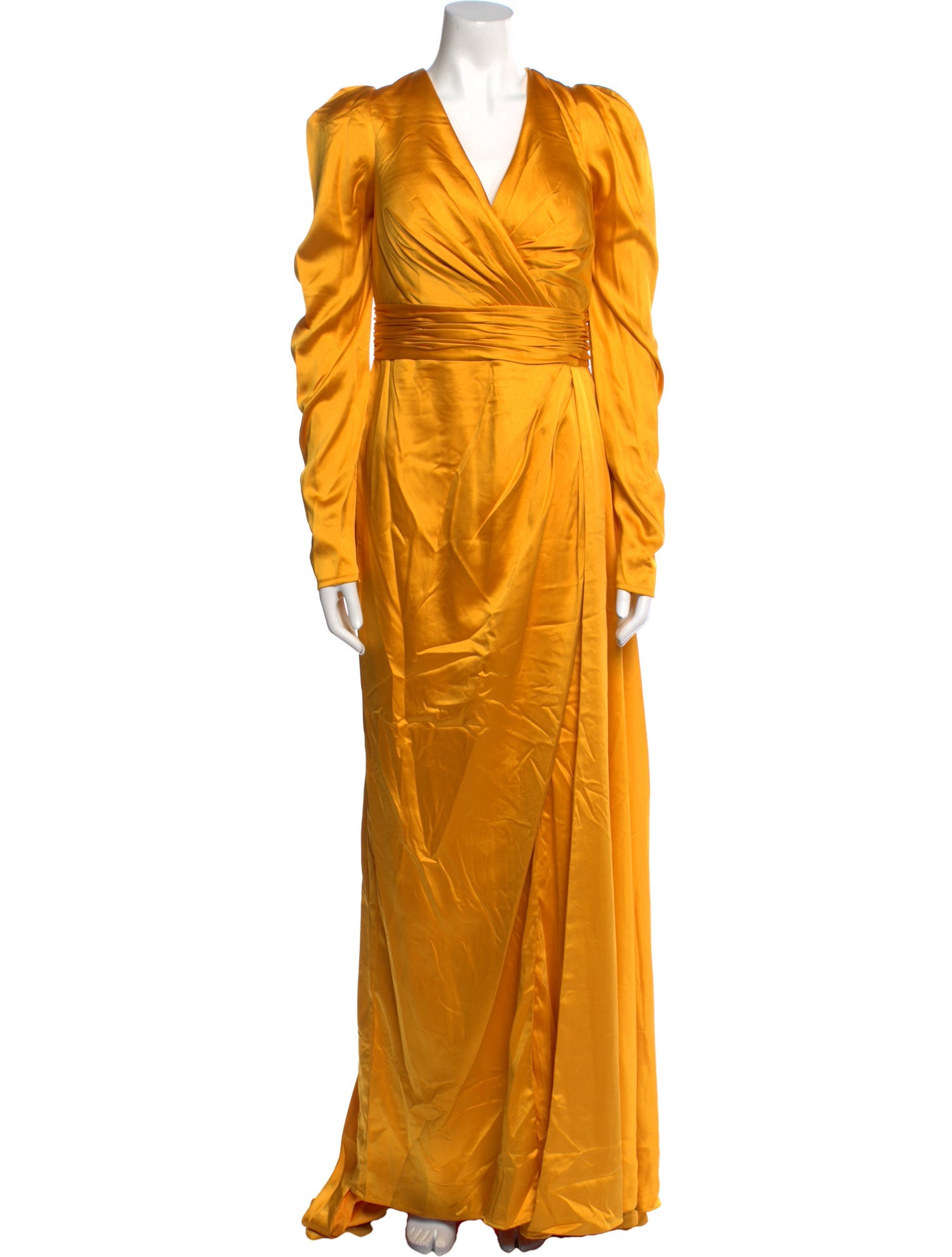 Mac Duggal V-Neck Long Dress