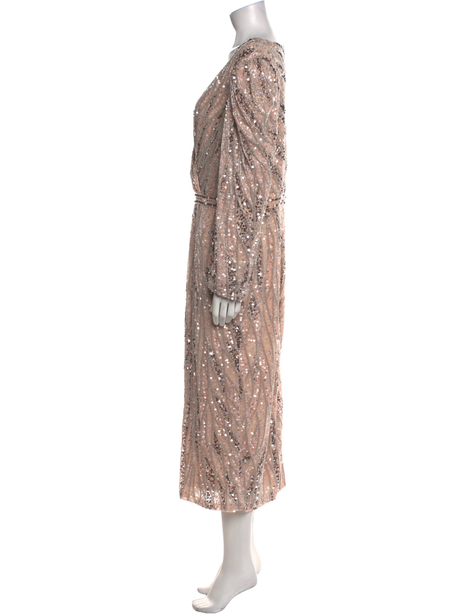 Mac Duggal Patterned Long Dress