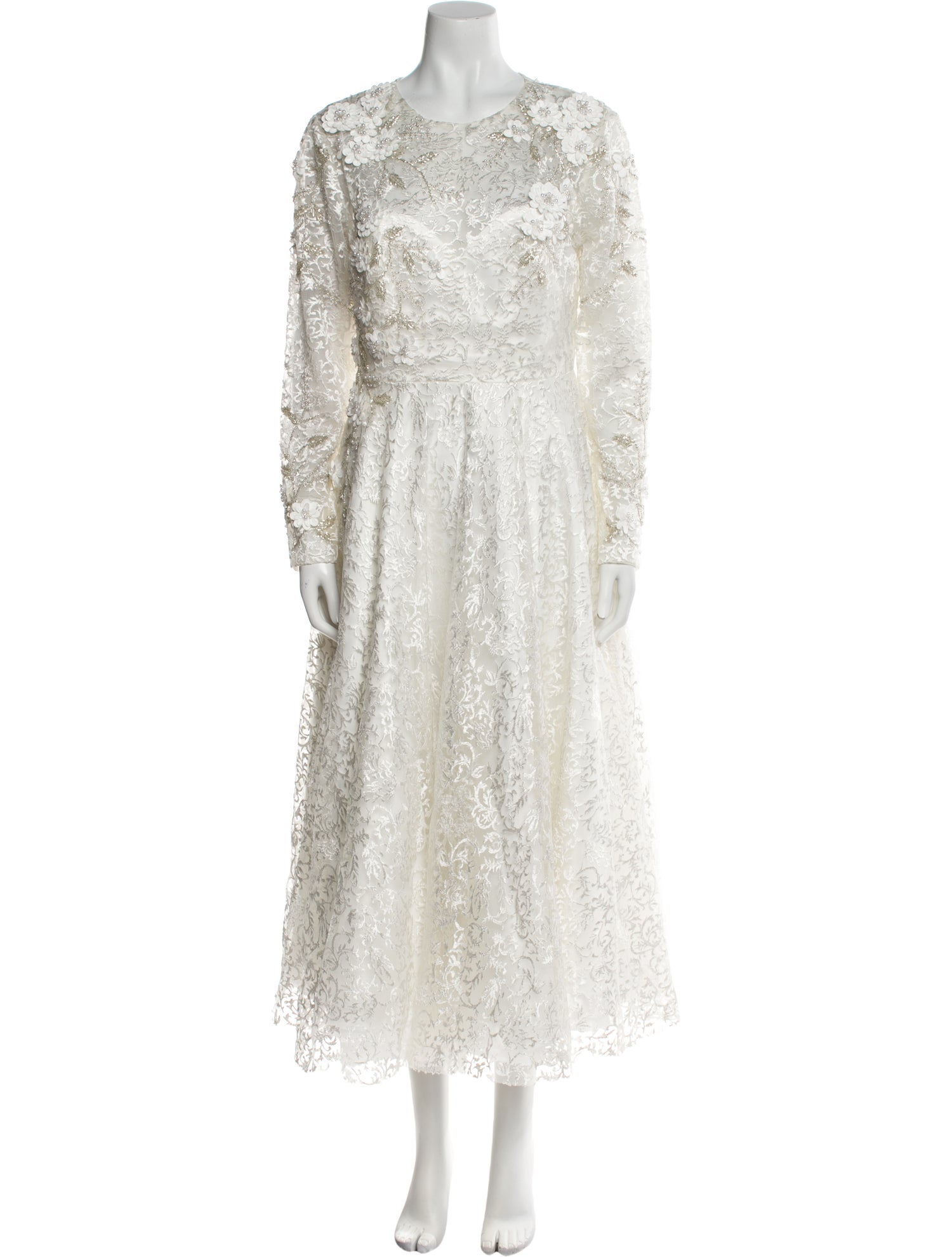 Mac Duggal Scoop Neck Long Dress