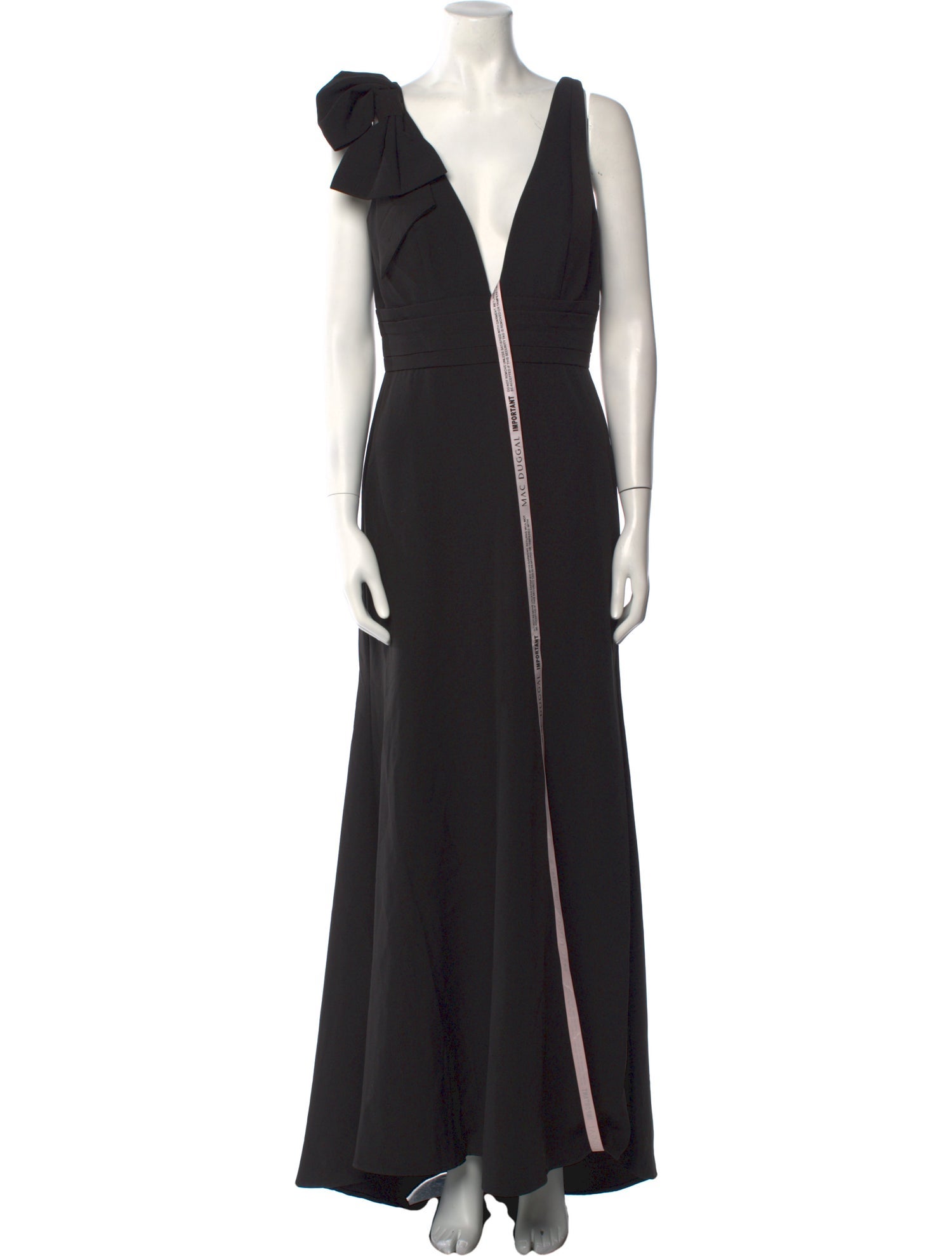 Mac Duggal V-Neck Long Dress w/ Tags