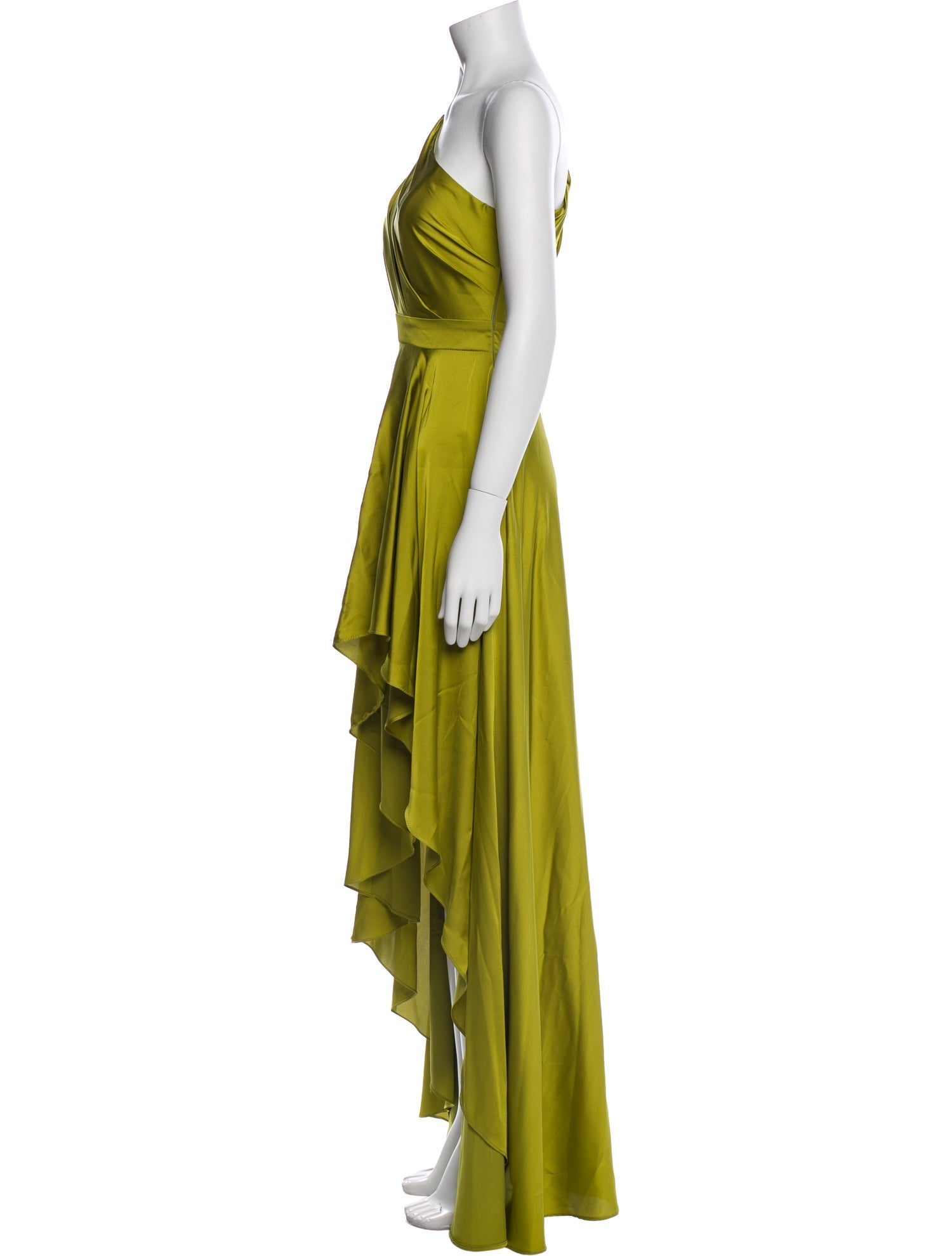 Mac Duggal One-Shoulder Long Dress