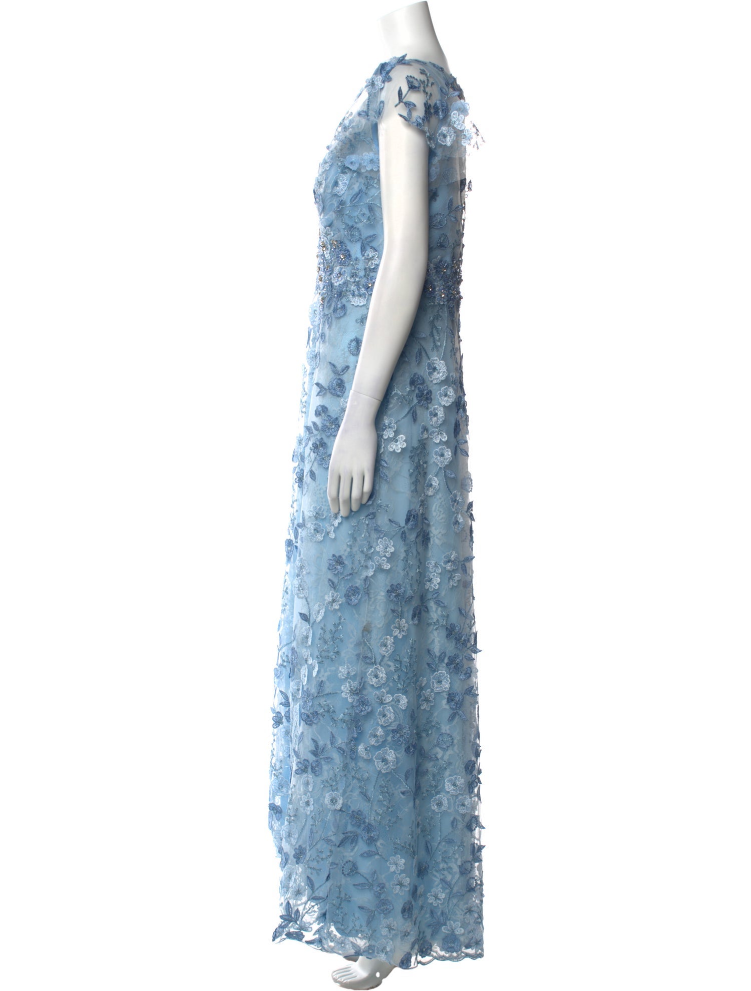 Mac Duggal Patterned Long Dress