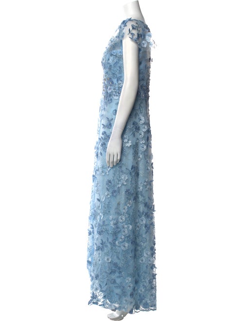 Mac Duggal Patterned Long Dress