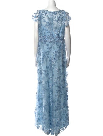 Mac Duggal Patterned Long Dress