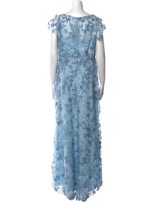 Mac Duggal Patterned Long Dress