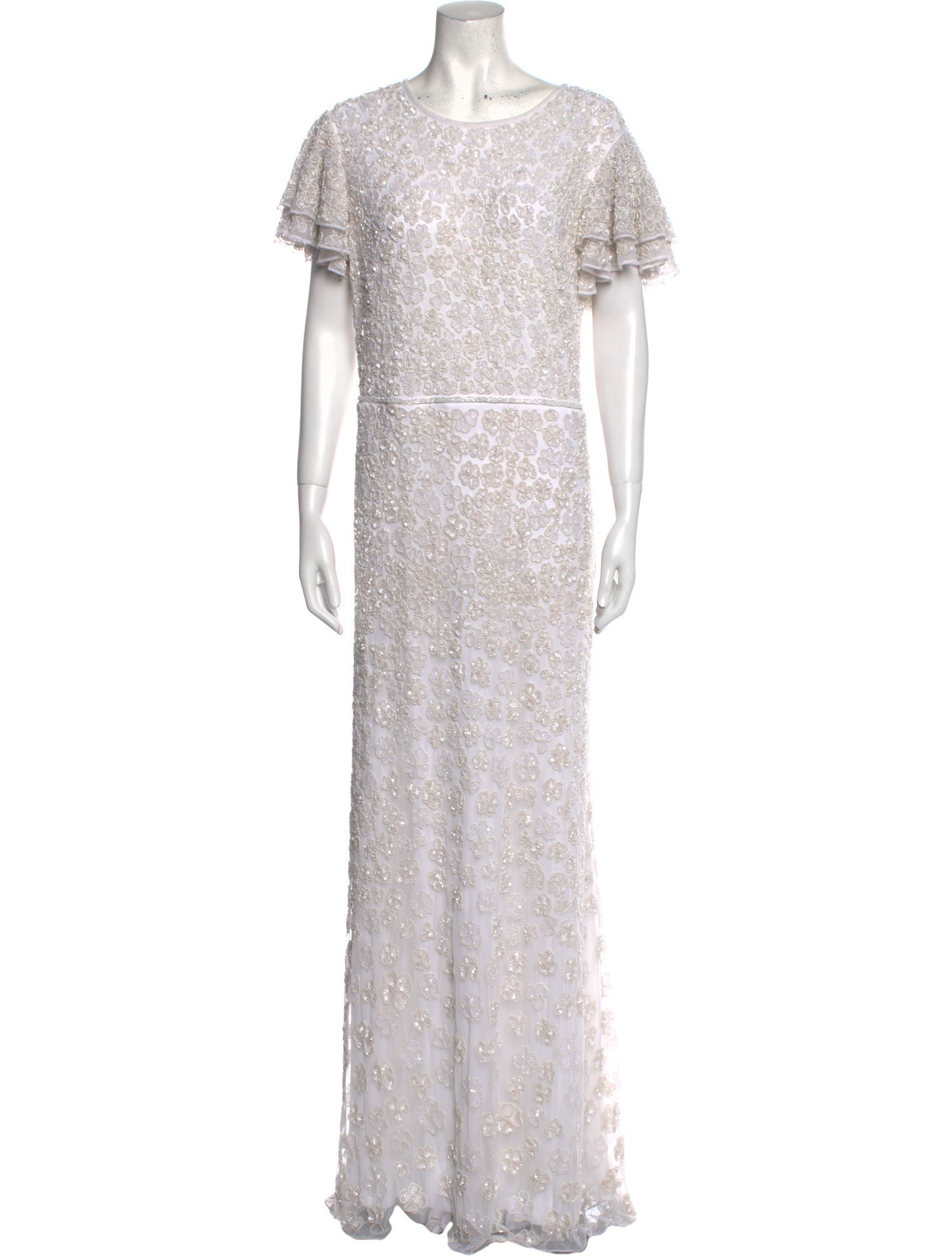 Mac Duggal Patterned Midi Length Dress