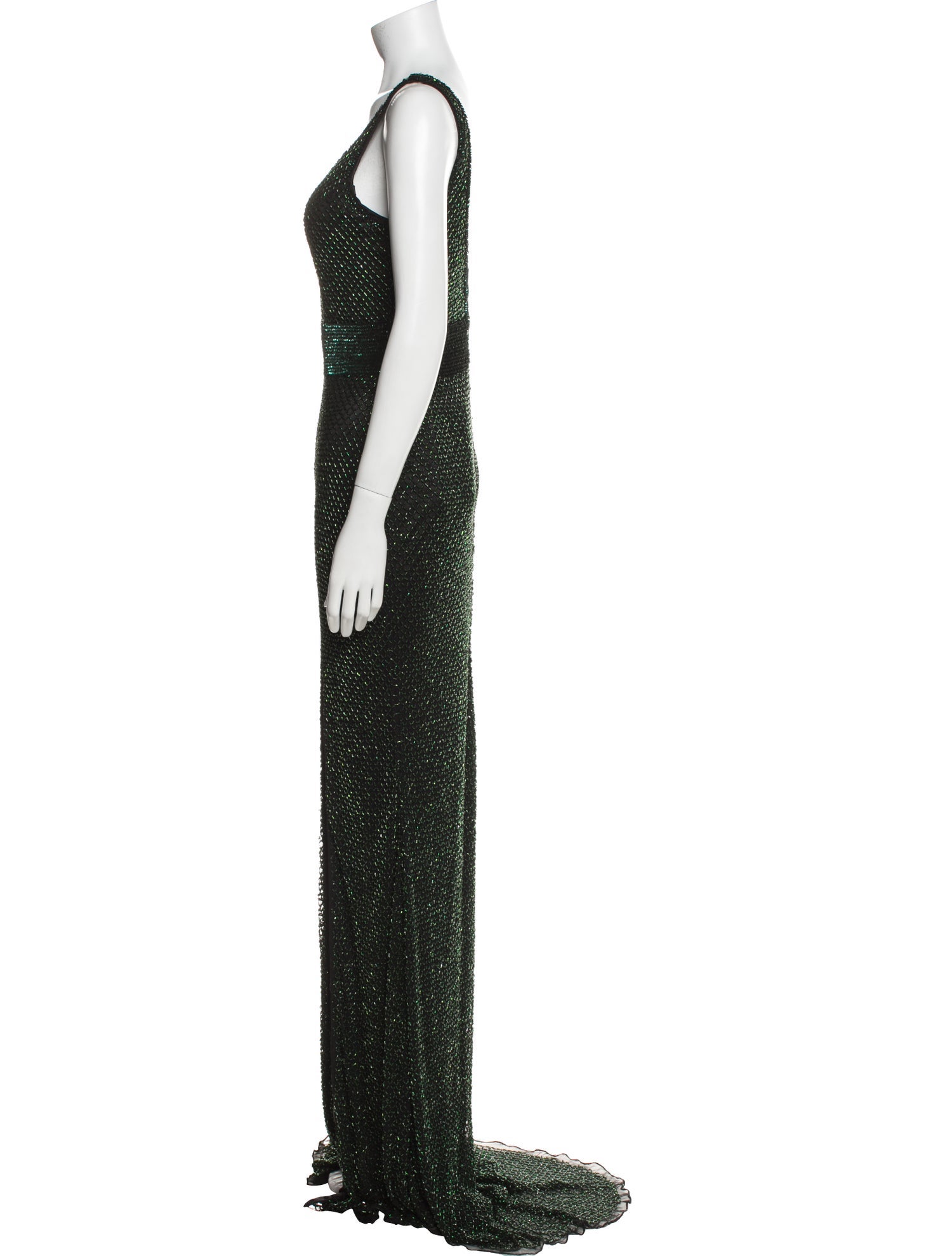 Mac Duggal V-Neck Long Dress w/ Tags