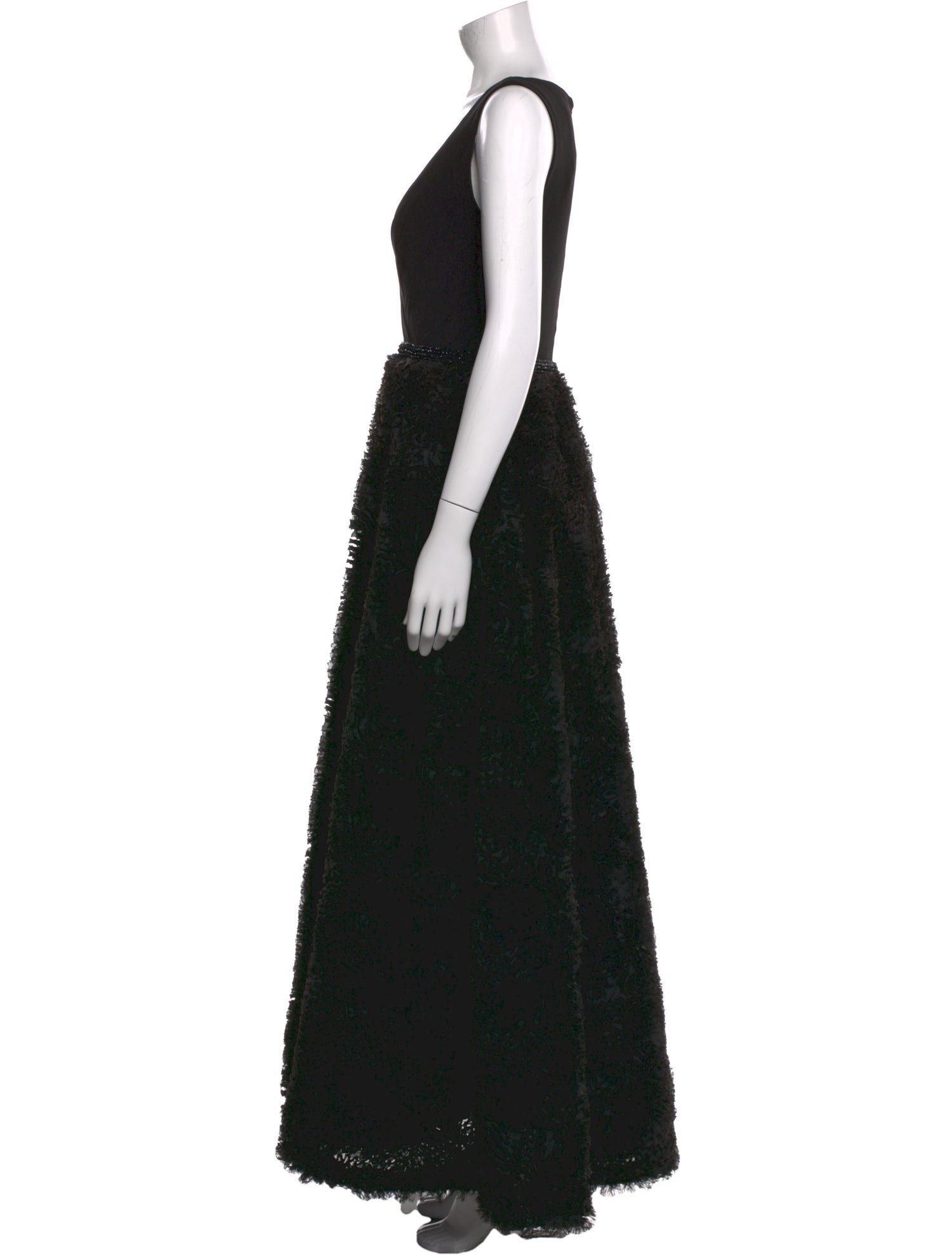 Mac Duggal V-Neck Long Dress