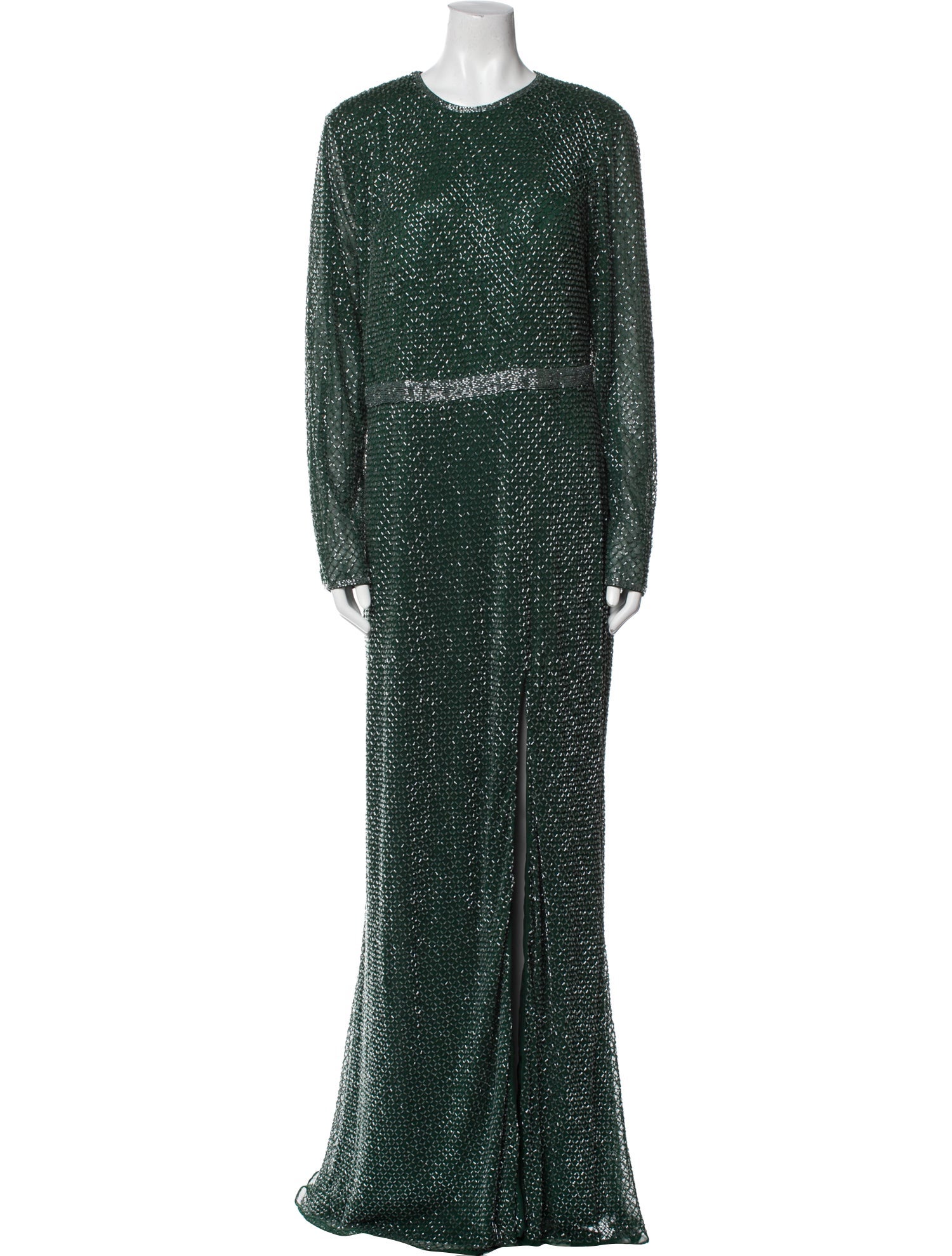 Mac Duggal Printed Long Dress