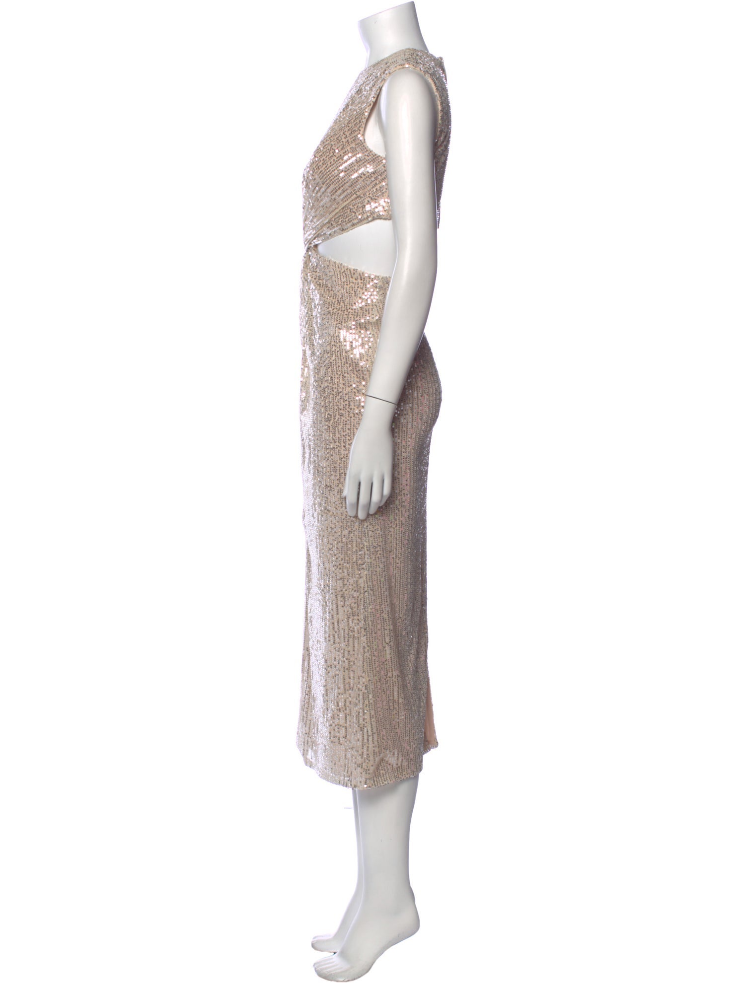 Mac Duggal Crew Neck Long Dress w/ Tags