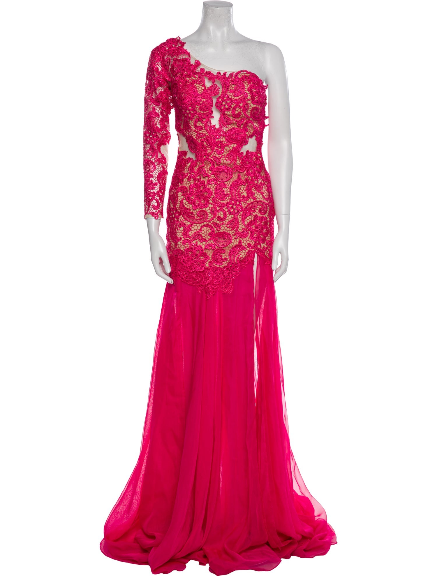 Mac Duggal Patterned Long Dress