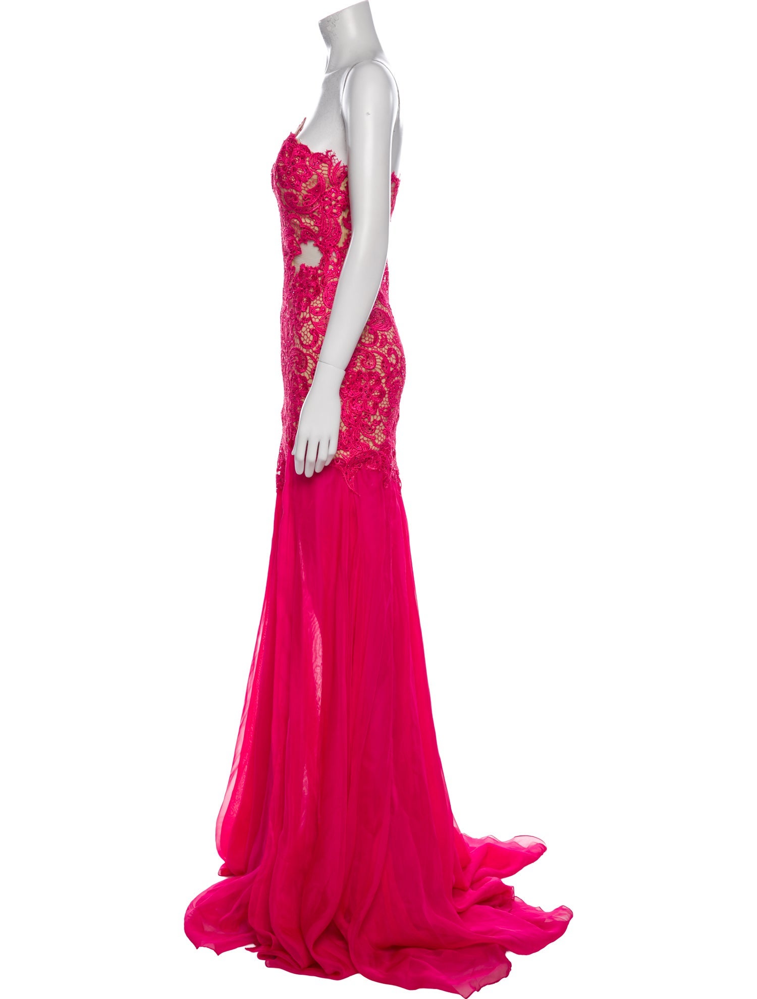 Mac Duggal Patterned Long Dress