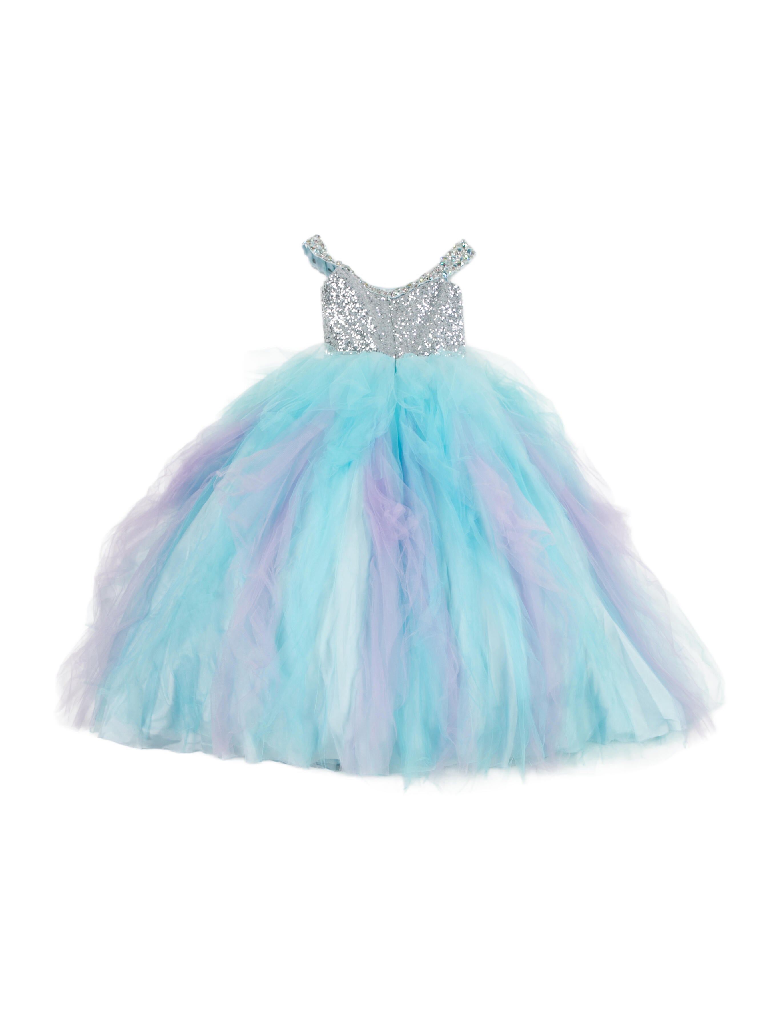 Mac Duggal Printed Midi Length Dress