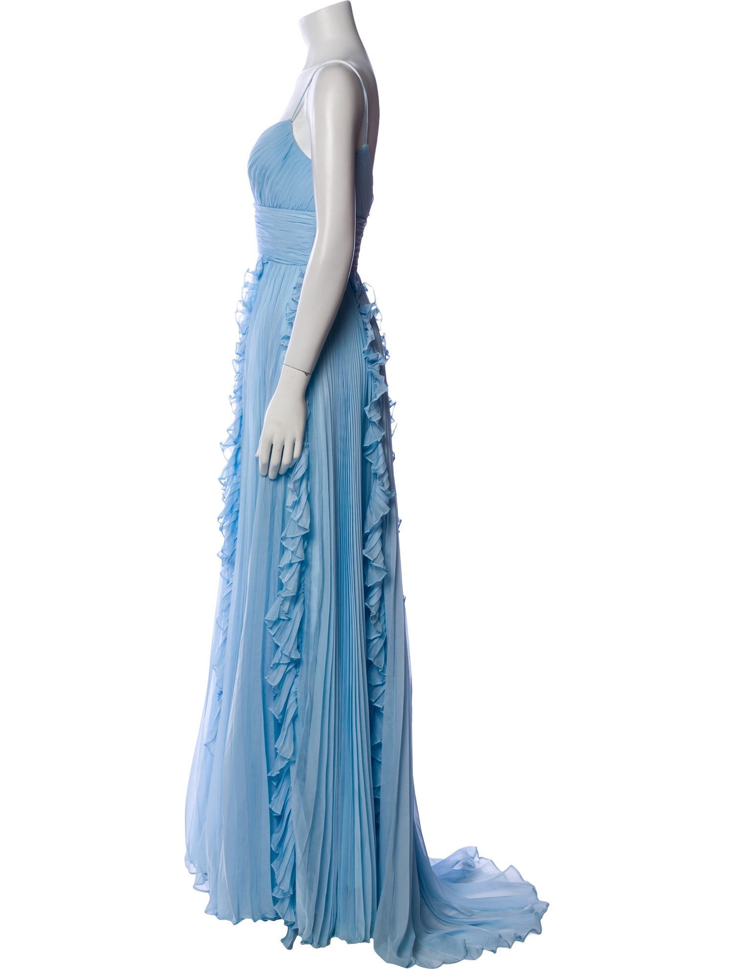 Mac Duggal Square Neckline Long Dress