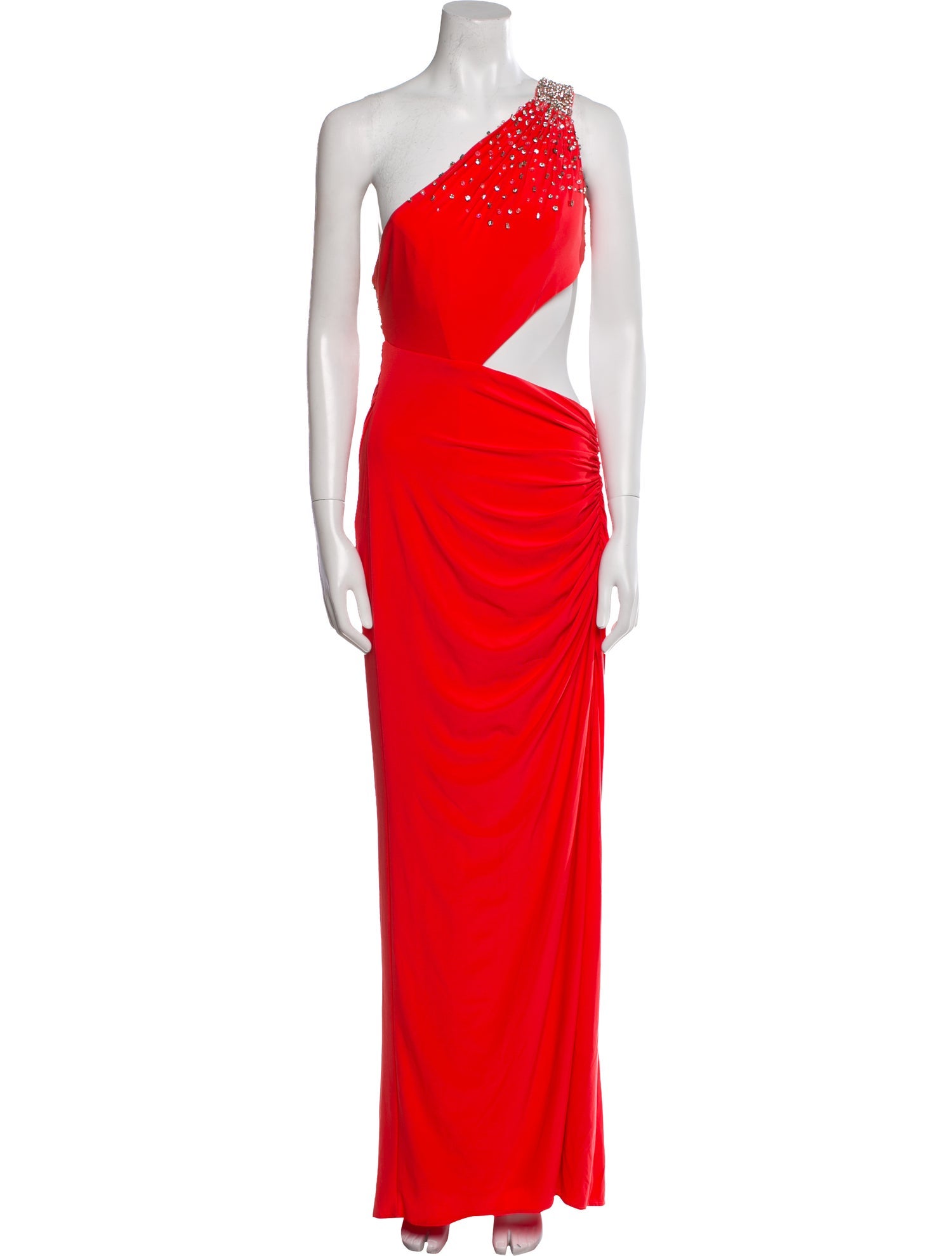 Mac Duggal One-Shoulder Long Dress