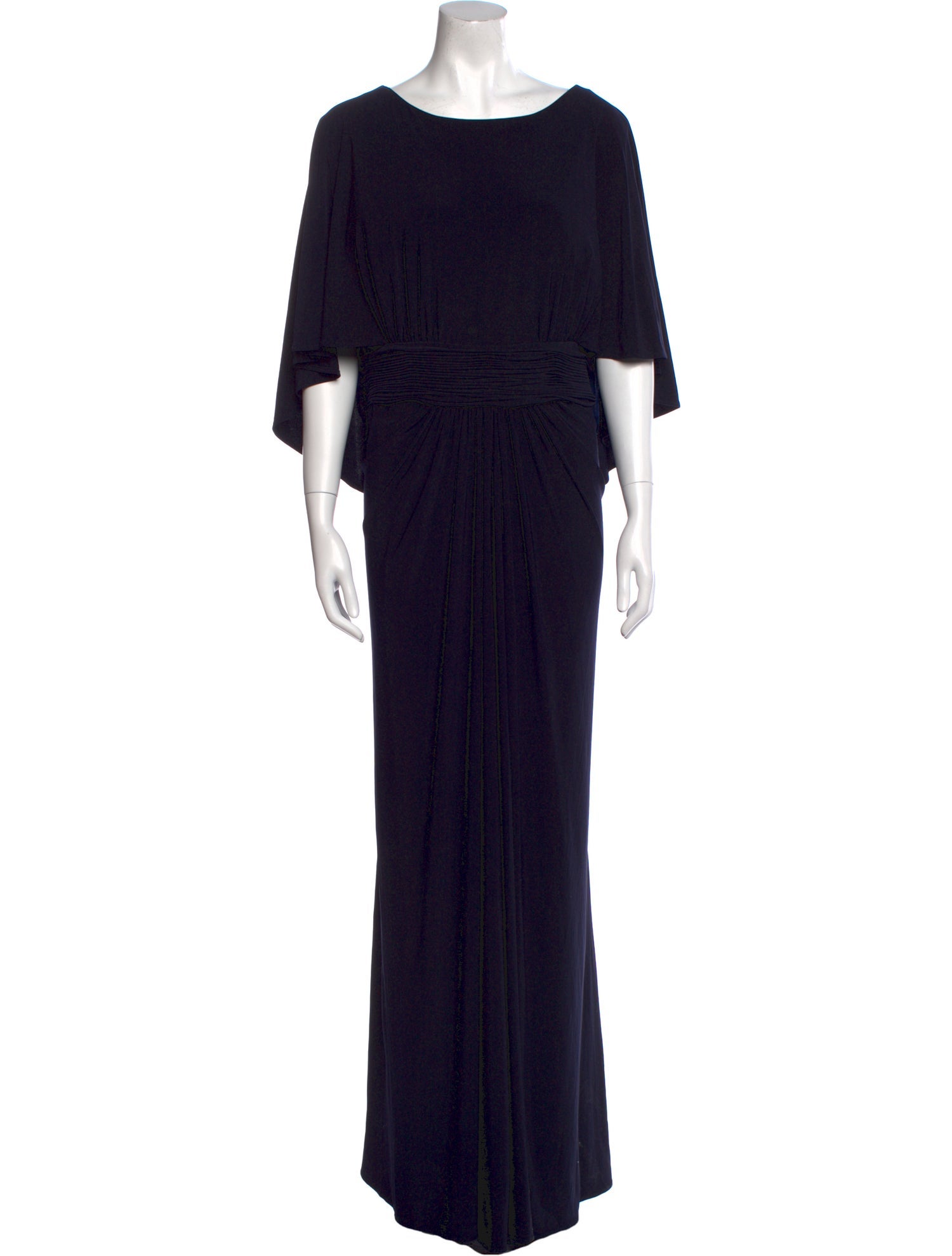 Mac Duggal Scoop Neck Long Dress