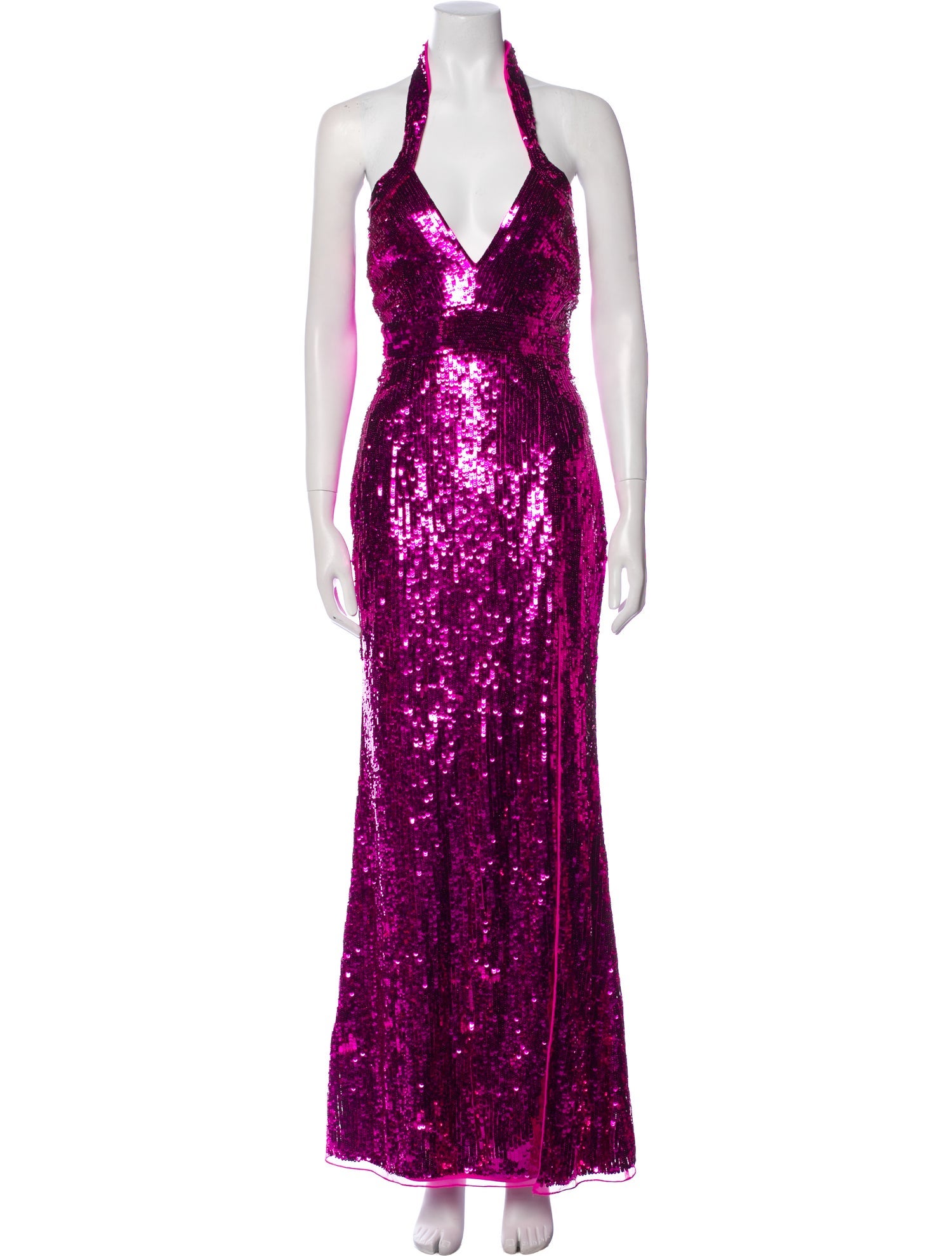 Mac Duggal Halterneck Long Dress