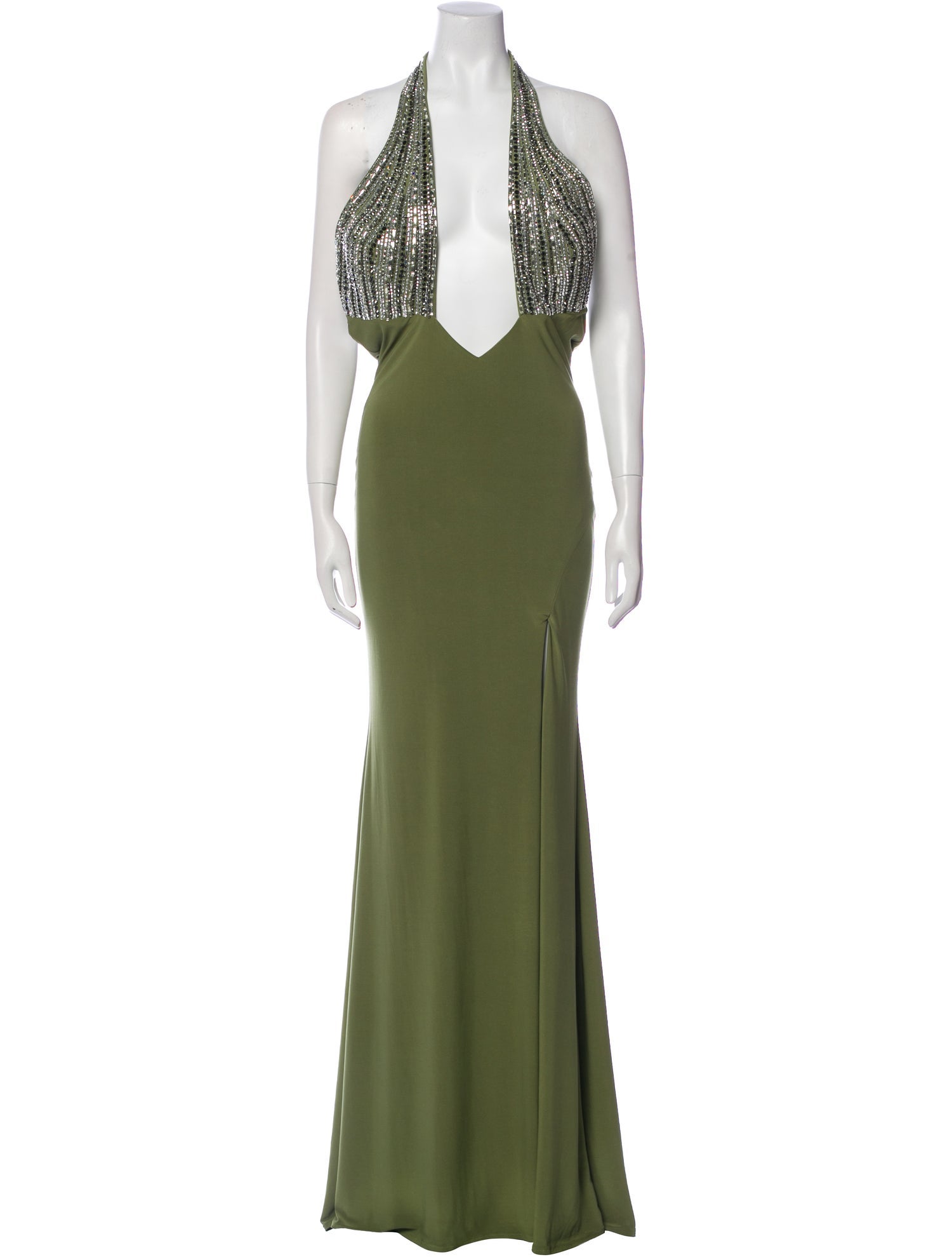 Mac Duggal Halterneck Long Dress