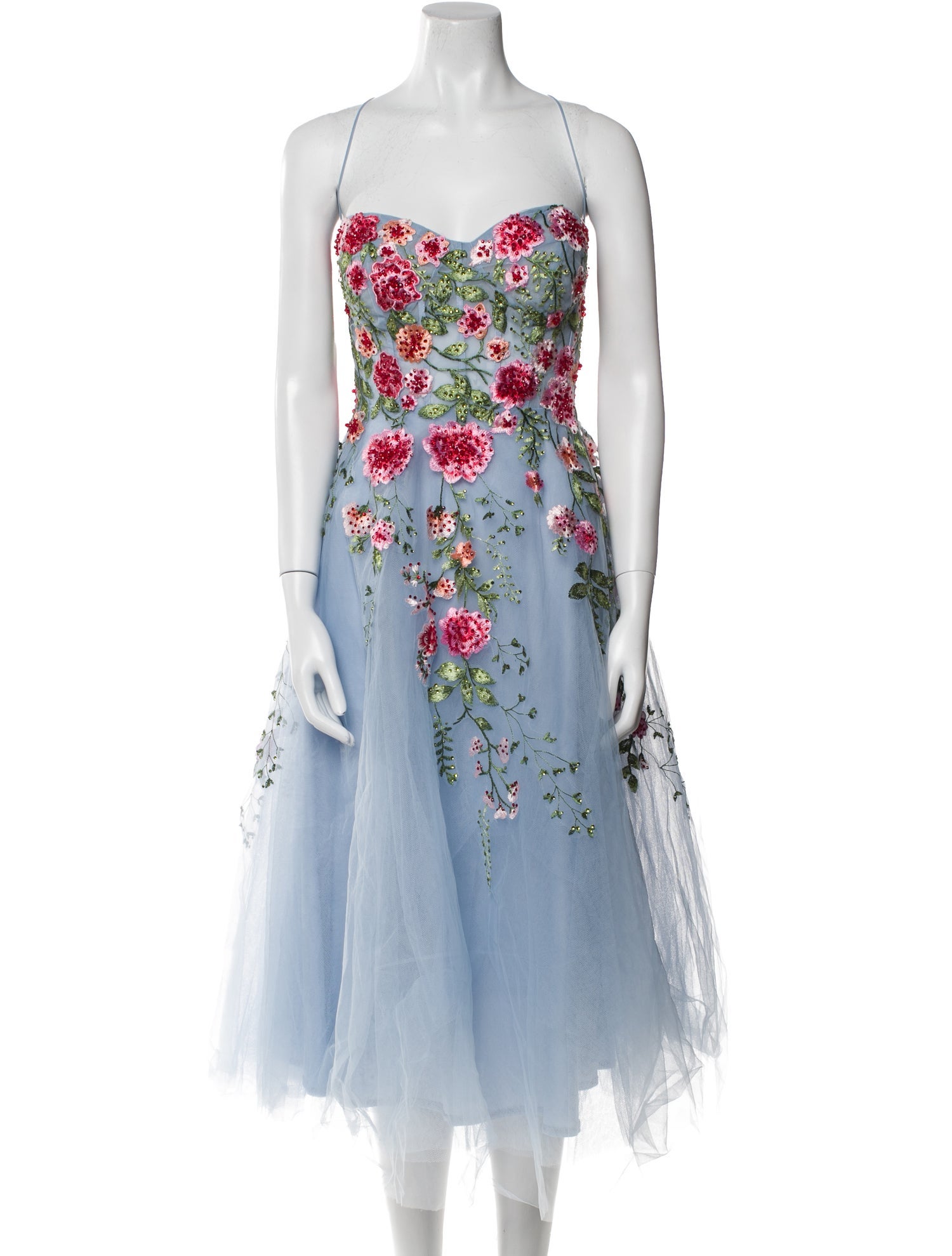 Mac Duggal Floral Print Mini Dress