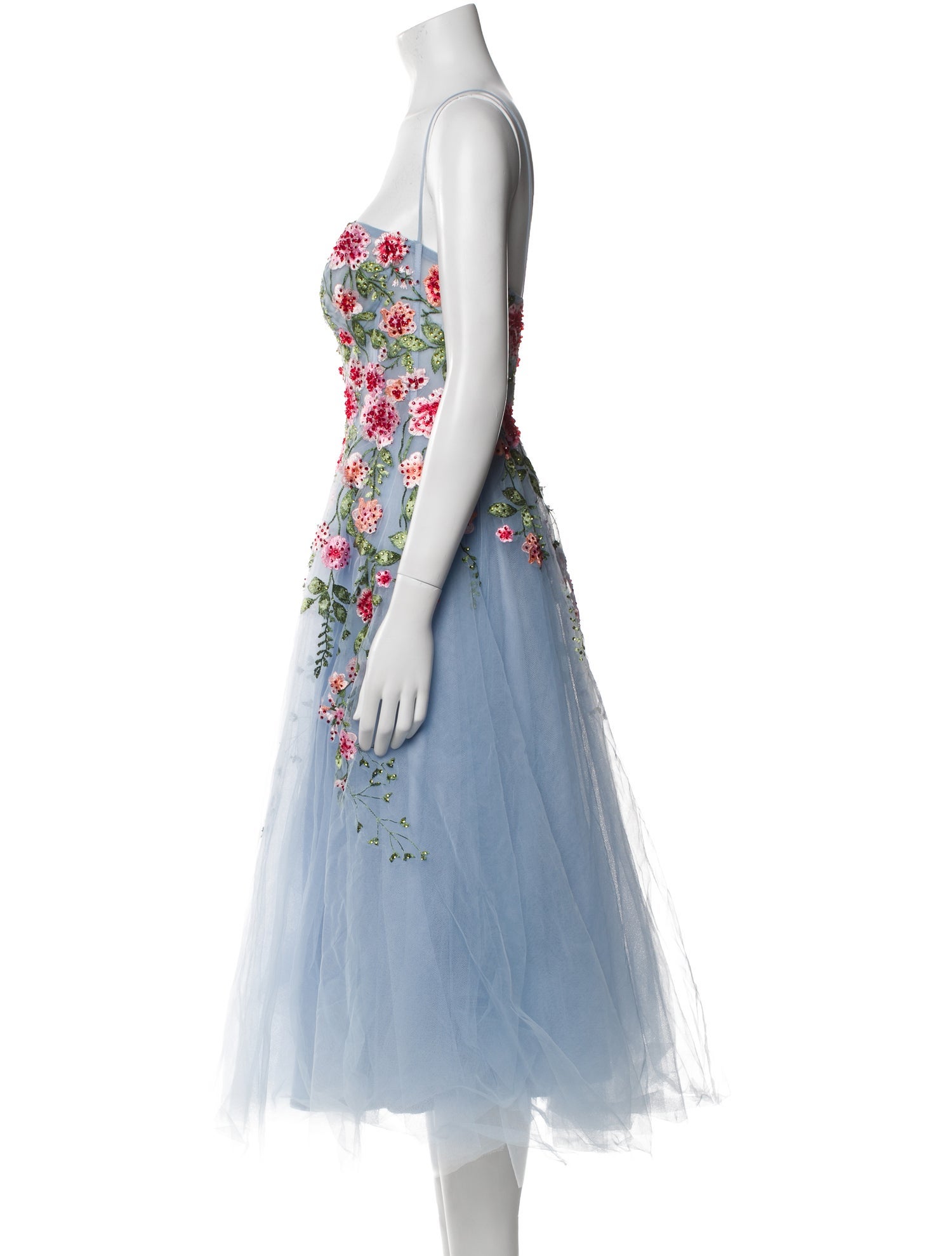 Mac Duggal Floral Print Mini Dress