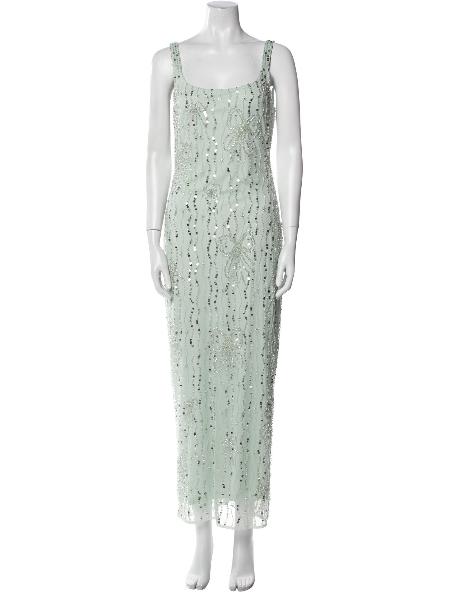 Mac Duggal Printed Long Dress