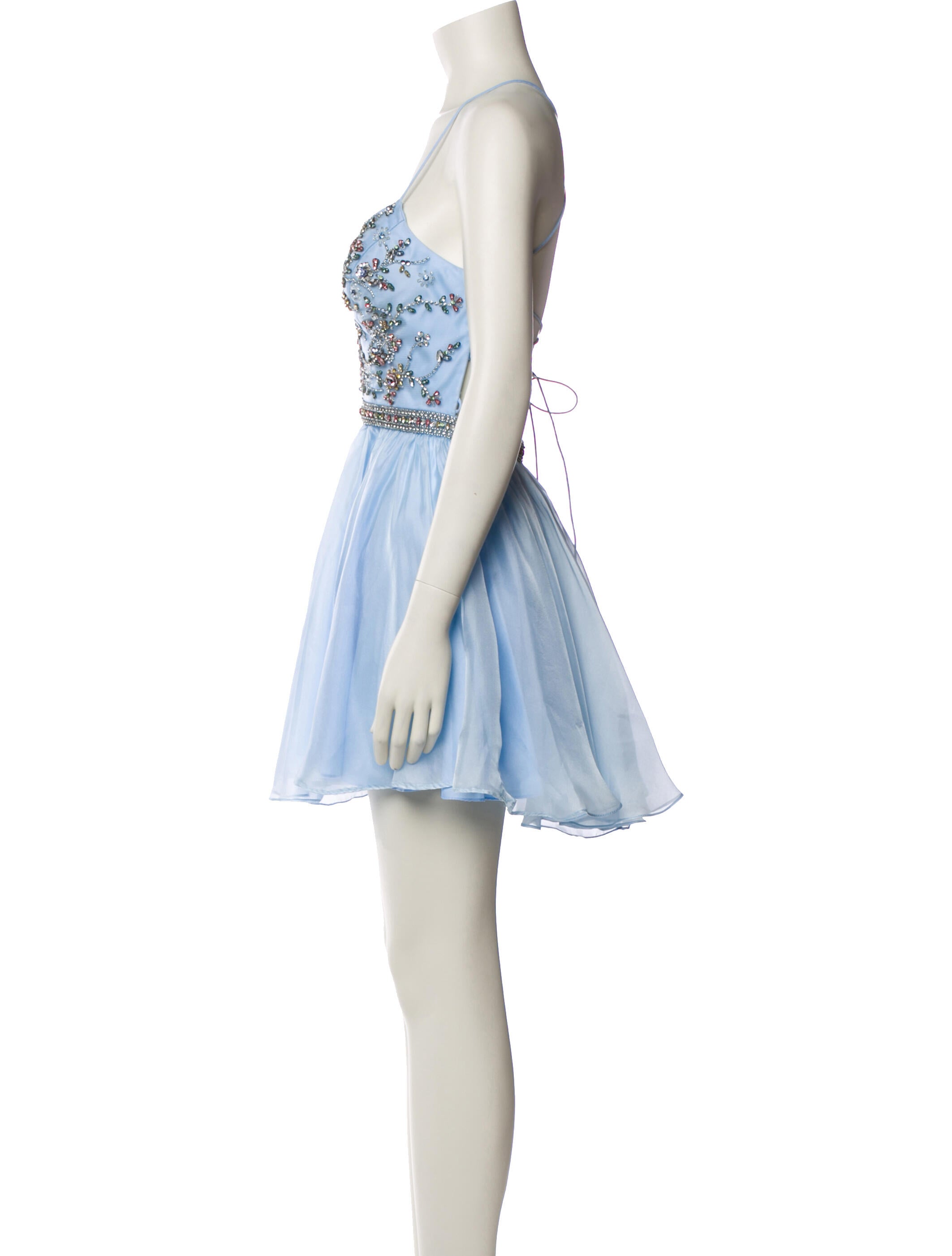 Mac Duggal V-Neck Mini Dress w/ Tags