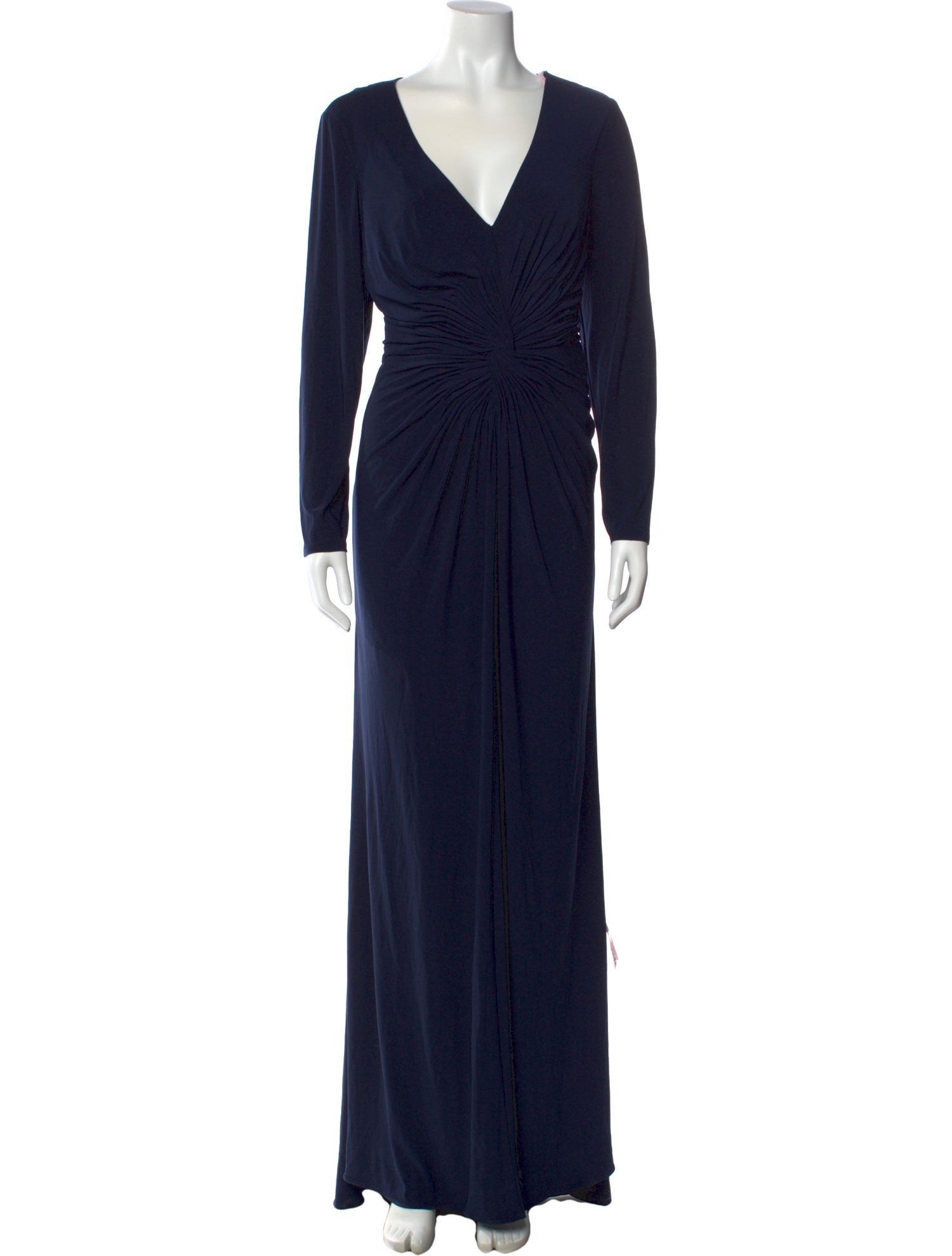 Mac Duggal V-Neck Long Dress