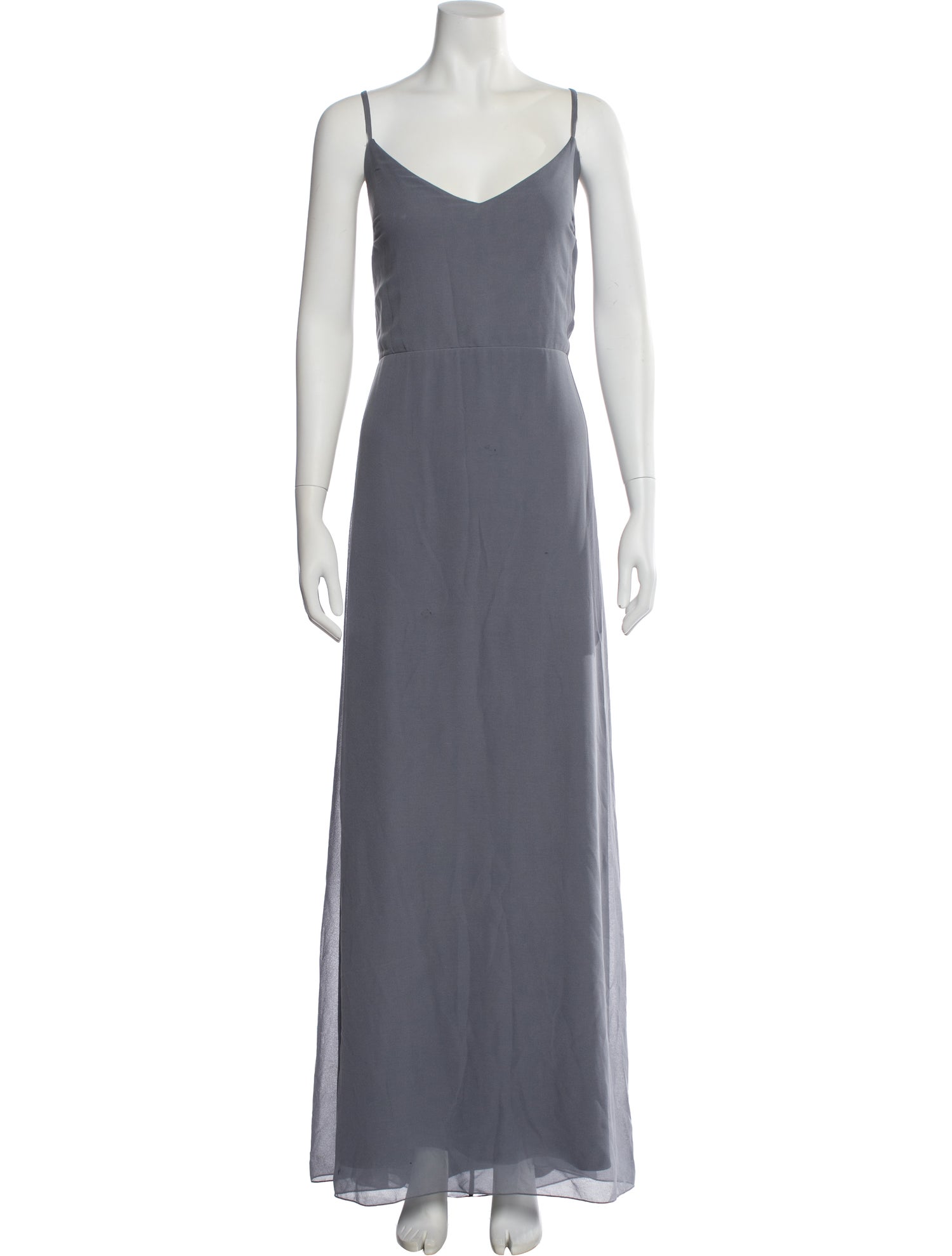 Mac Duggal V-Neck Long Dress