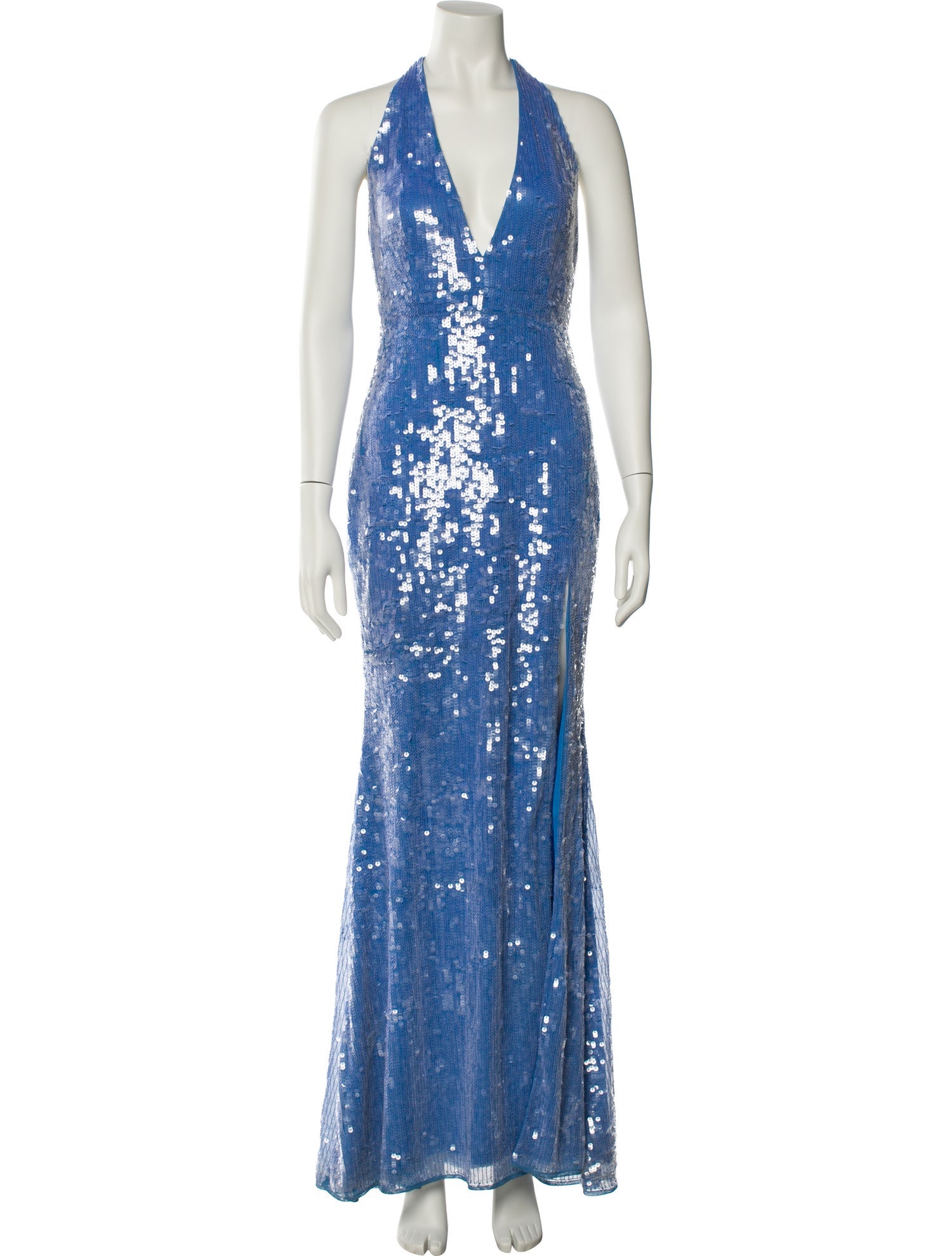 Mac Duggal Halterneck Long Dress