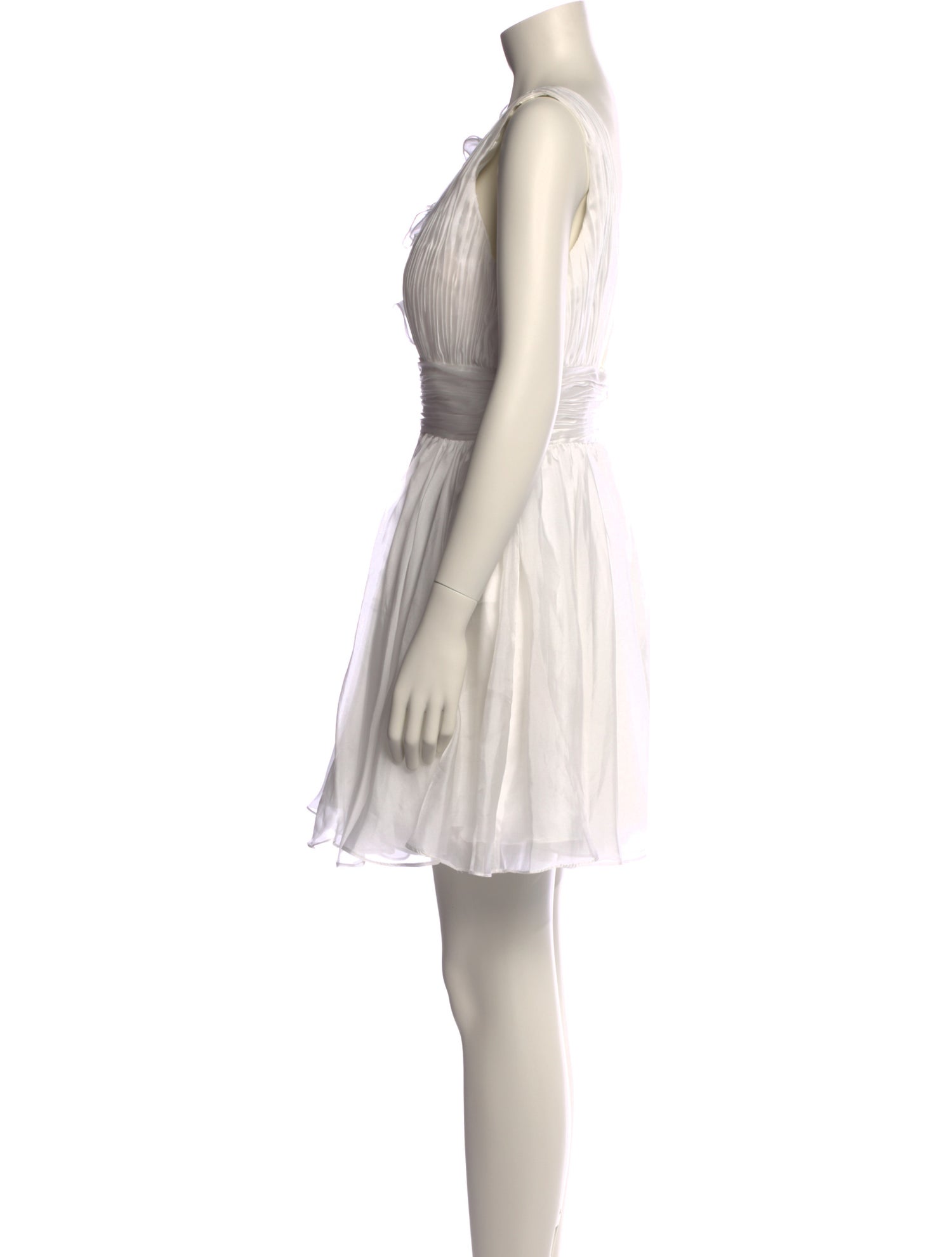 Mac Duggal V-Neck Mini Dress