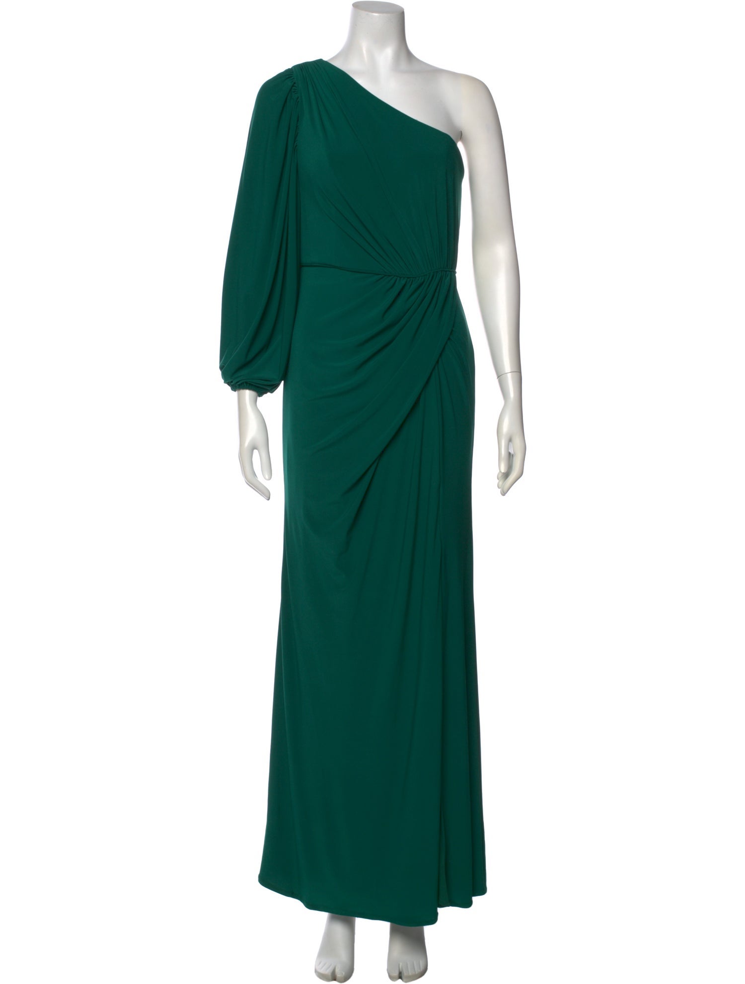 Mac Duggal One-Shoulder Long Dress