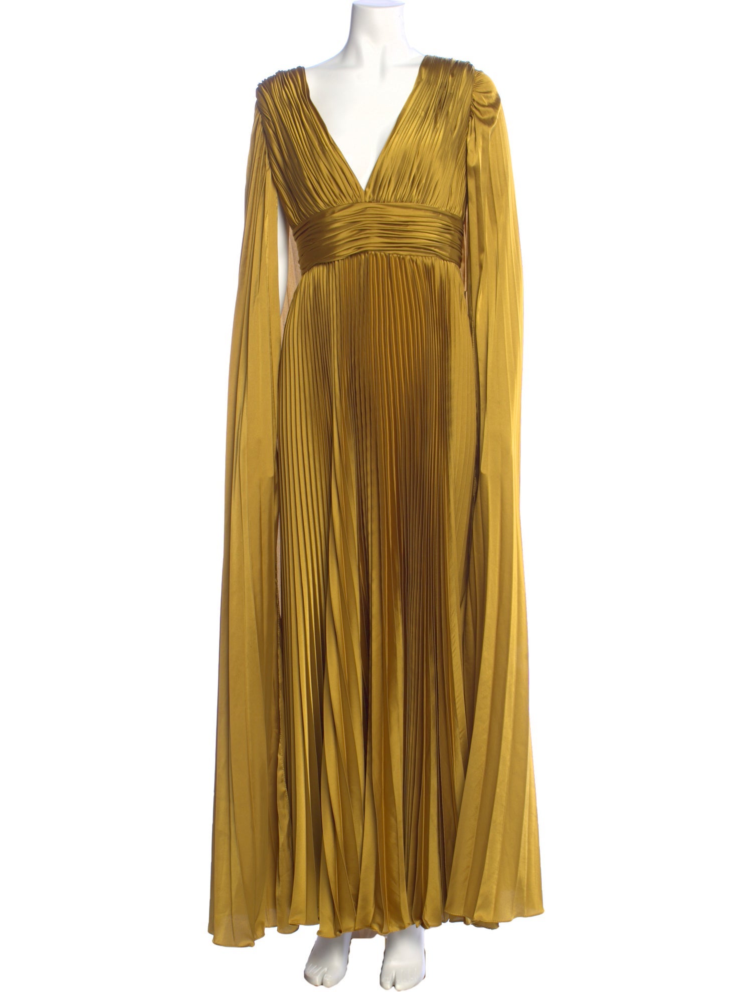 Ieena for Mac Duggal V-Neck Long Dress