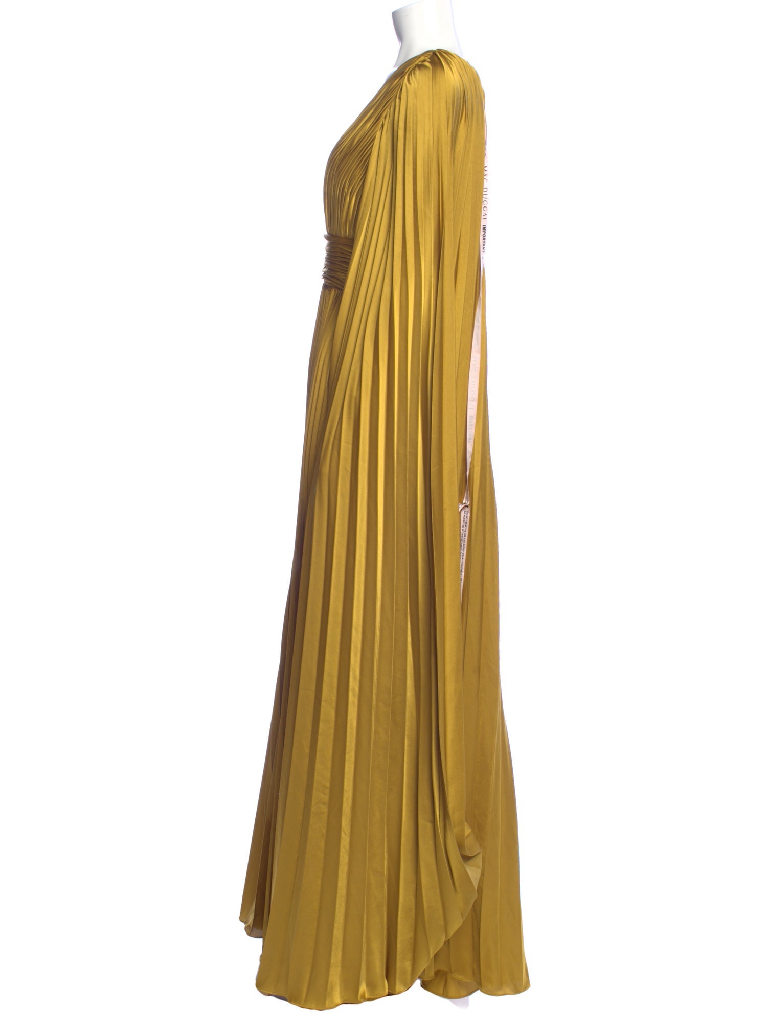 Ieena for Mac Duggal V-Neck Long Dress