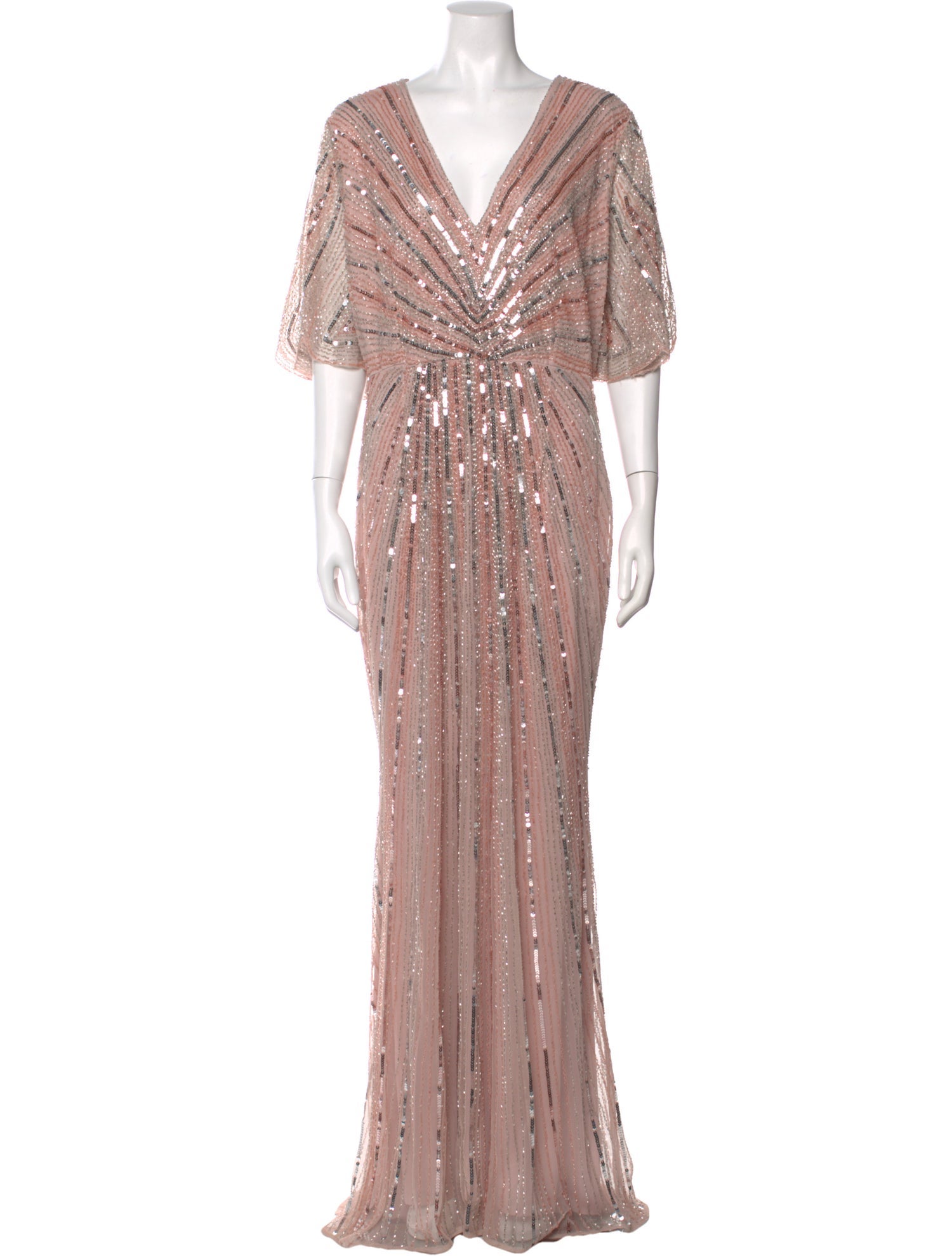Mac Duggal Patterned Long Dress