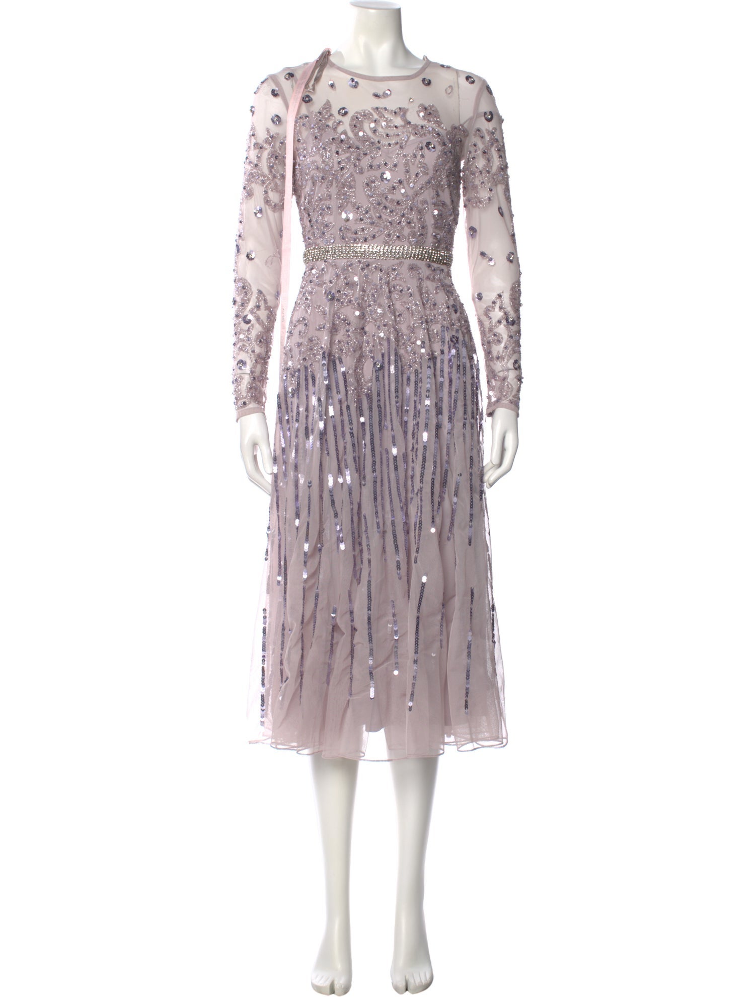 Mac Duggal Lace Pattern Midi Length Dress - Purple Dresses, Clothing - WMDGL35835 | The RealReal Mac Duggal Lace Pattern Midi Length Dress - Purple Dresses, Clothing - WMDGL35835 | The RealReal