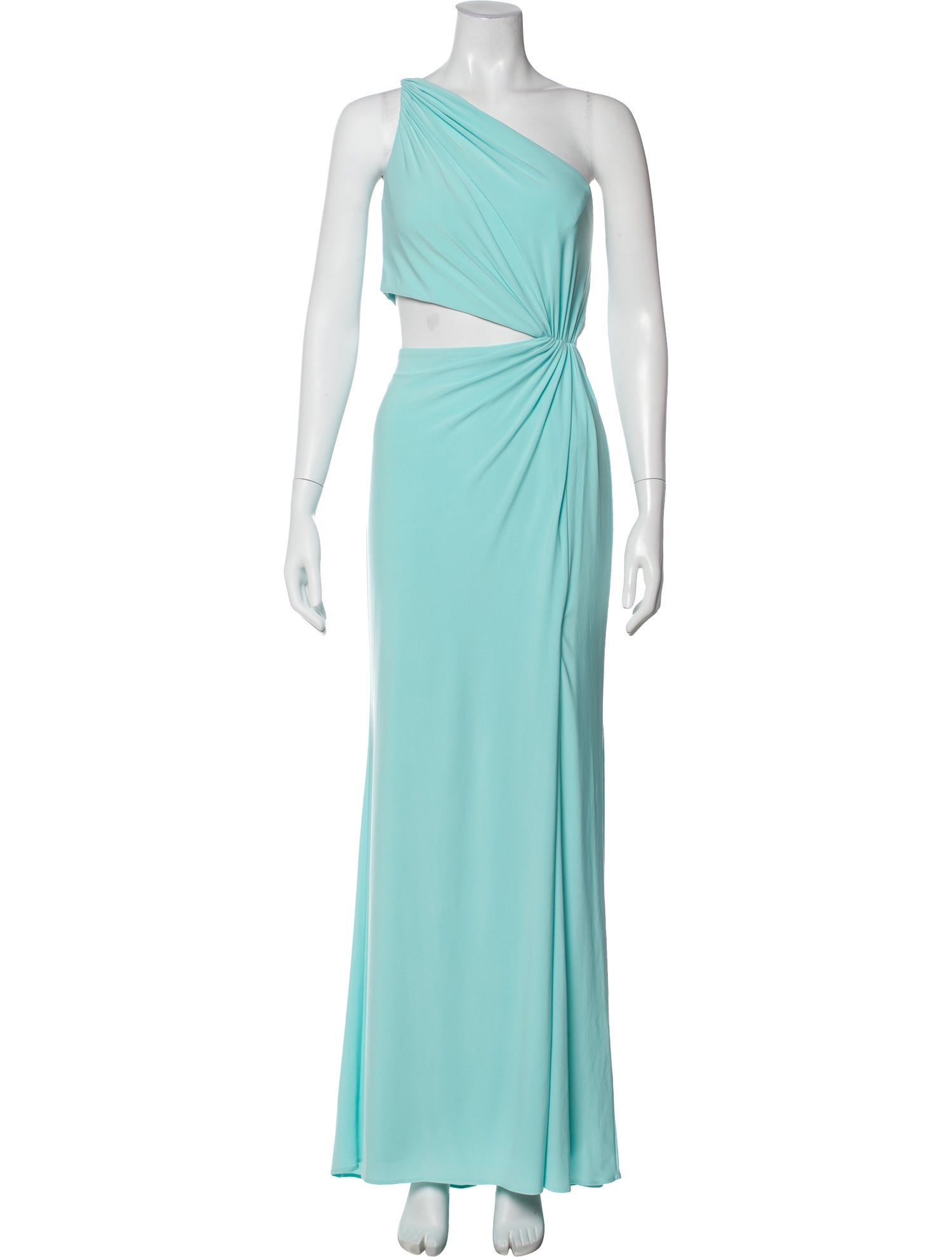 Mac Duggal One-Shoulder Long Dress