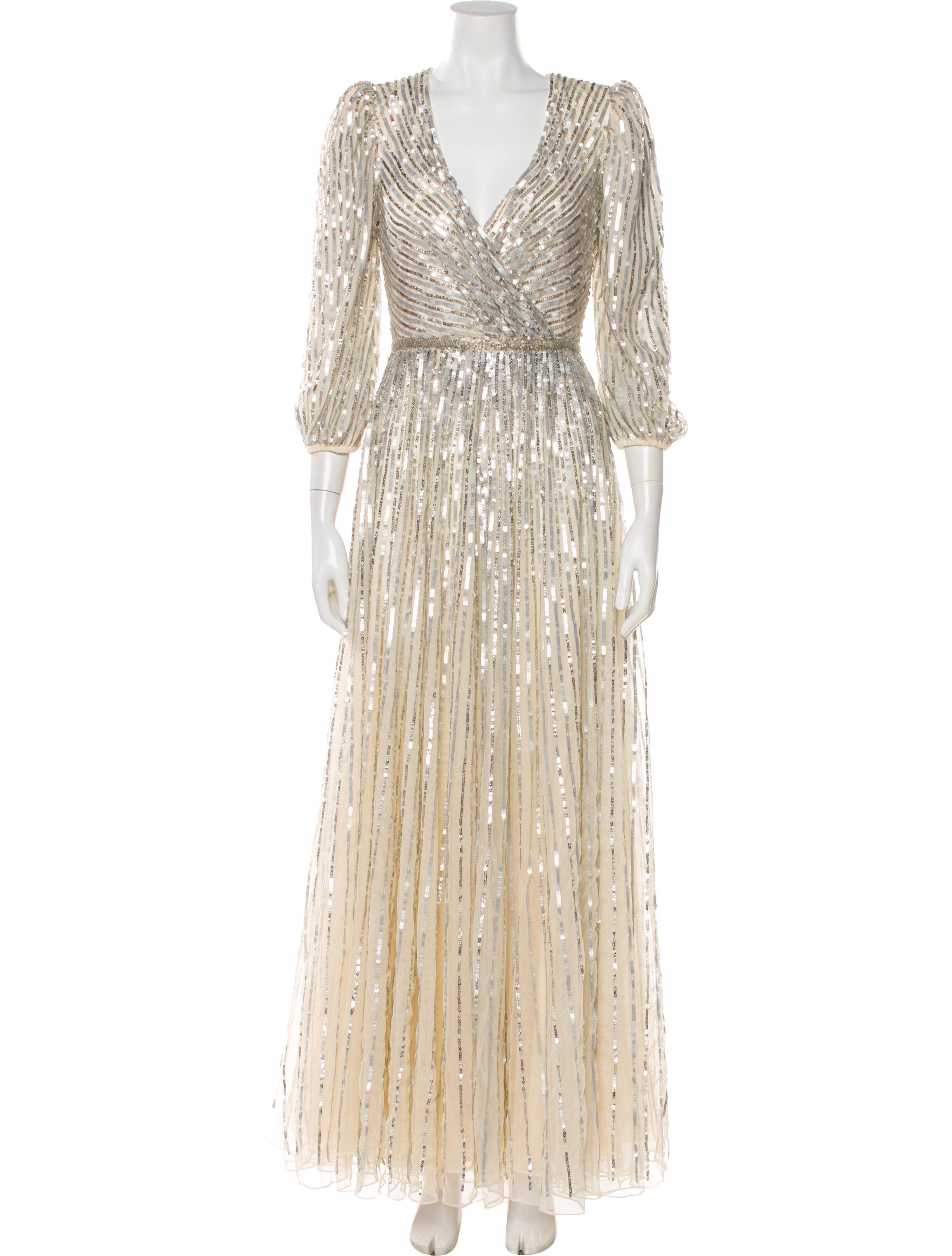 Mac Duggal Nylon Long Dress