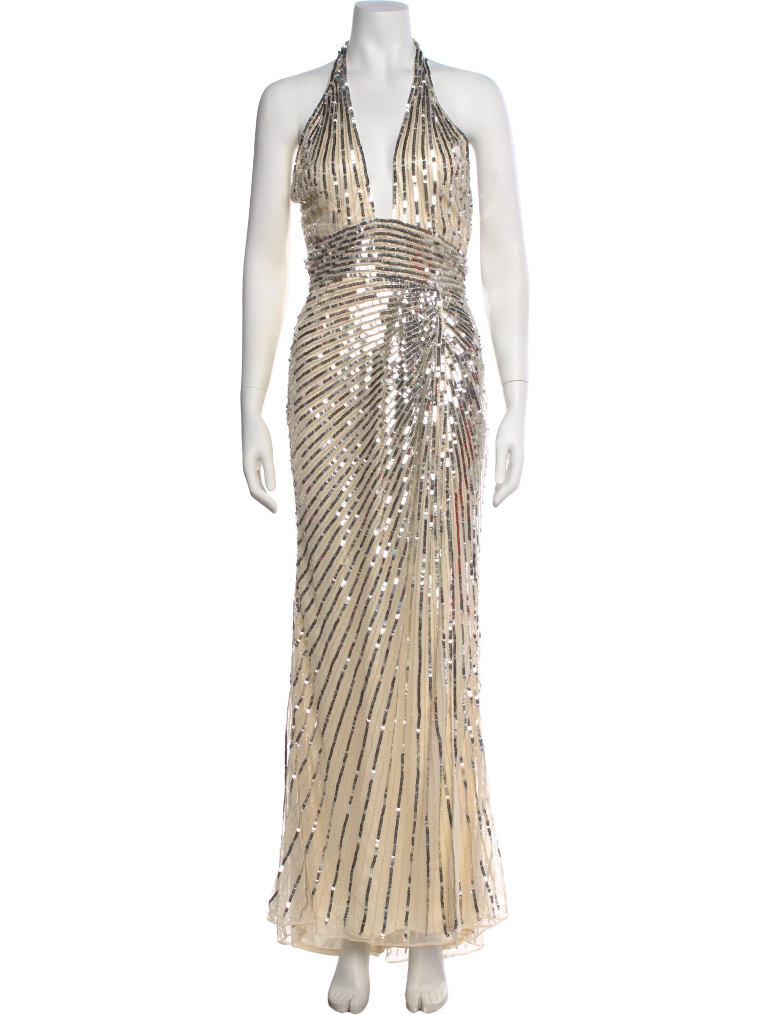 Mac Duggal Halterneck Long Dress
