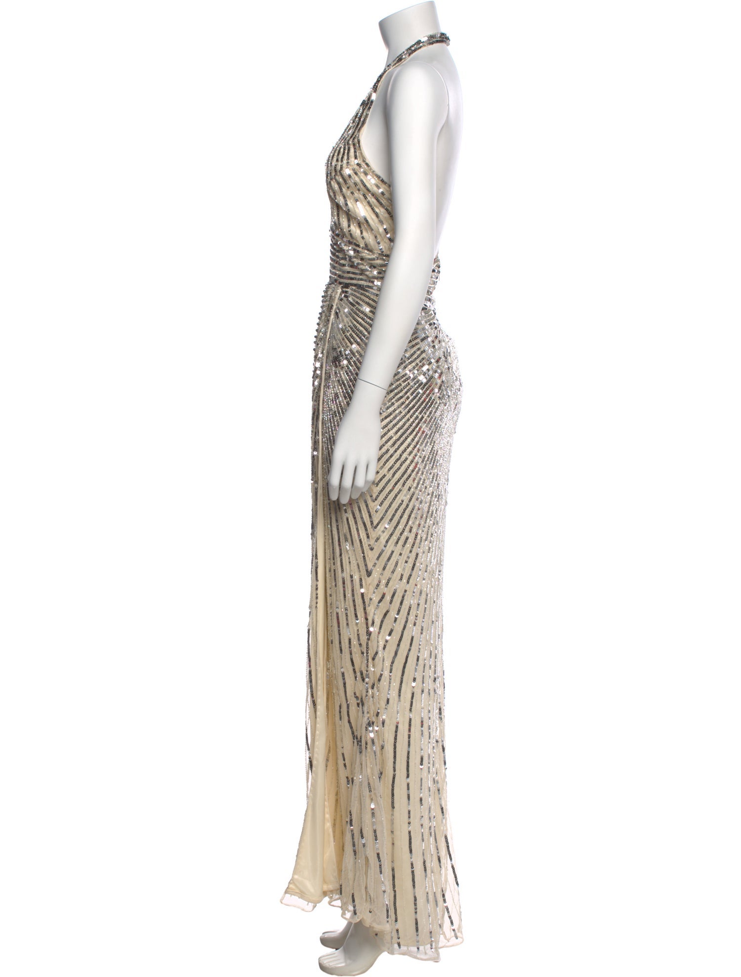 Mac Duggal Halterneck Long Dress
