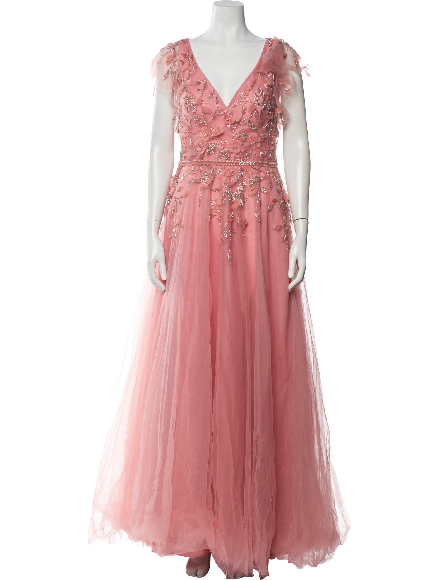 Mac Duggal V-Neck Long Dress w/ Tags