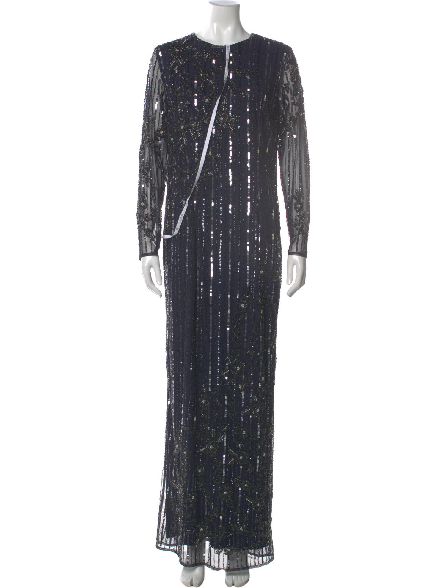 Mac Duggal Lace Pattern Long Dress w/ Tags