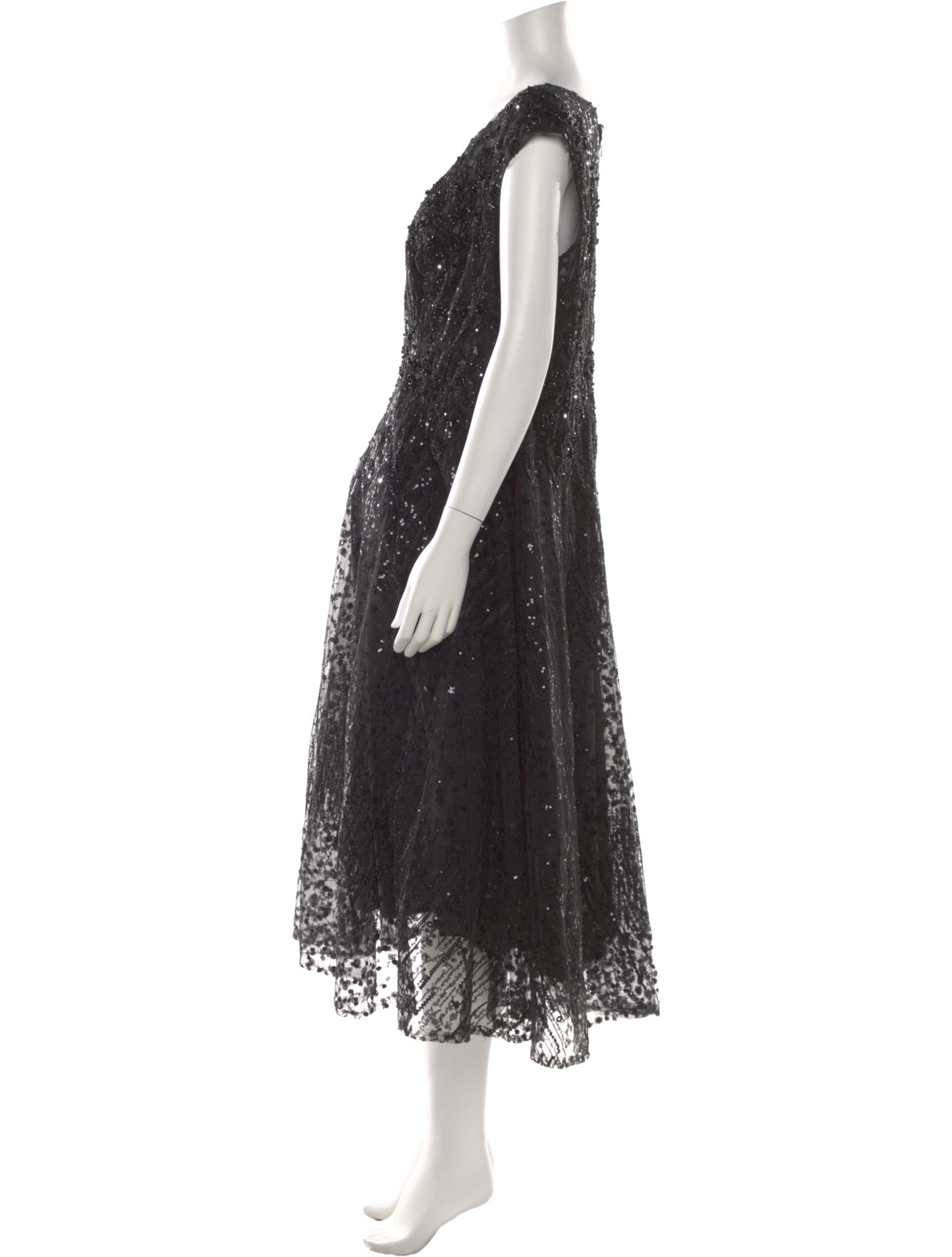Mac Duggal Lace Pattern Long Dress w/ Tags