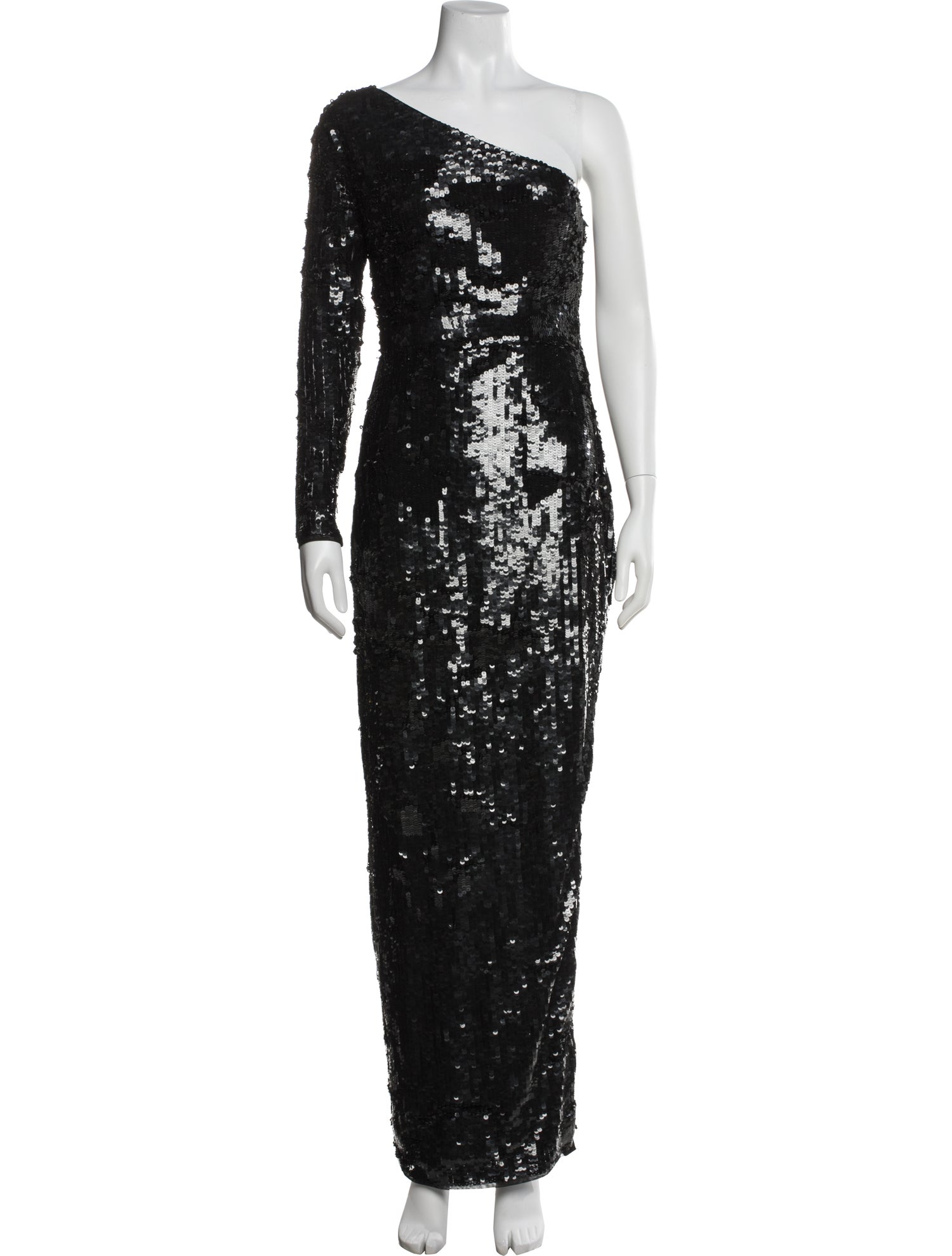 Mac Duggal One-Shoulder Long Dress
