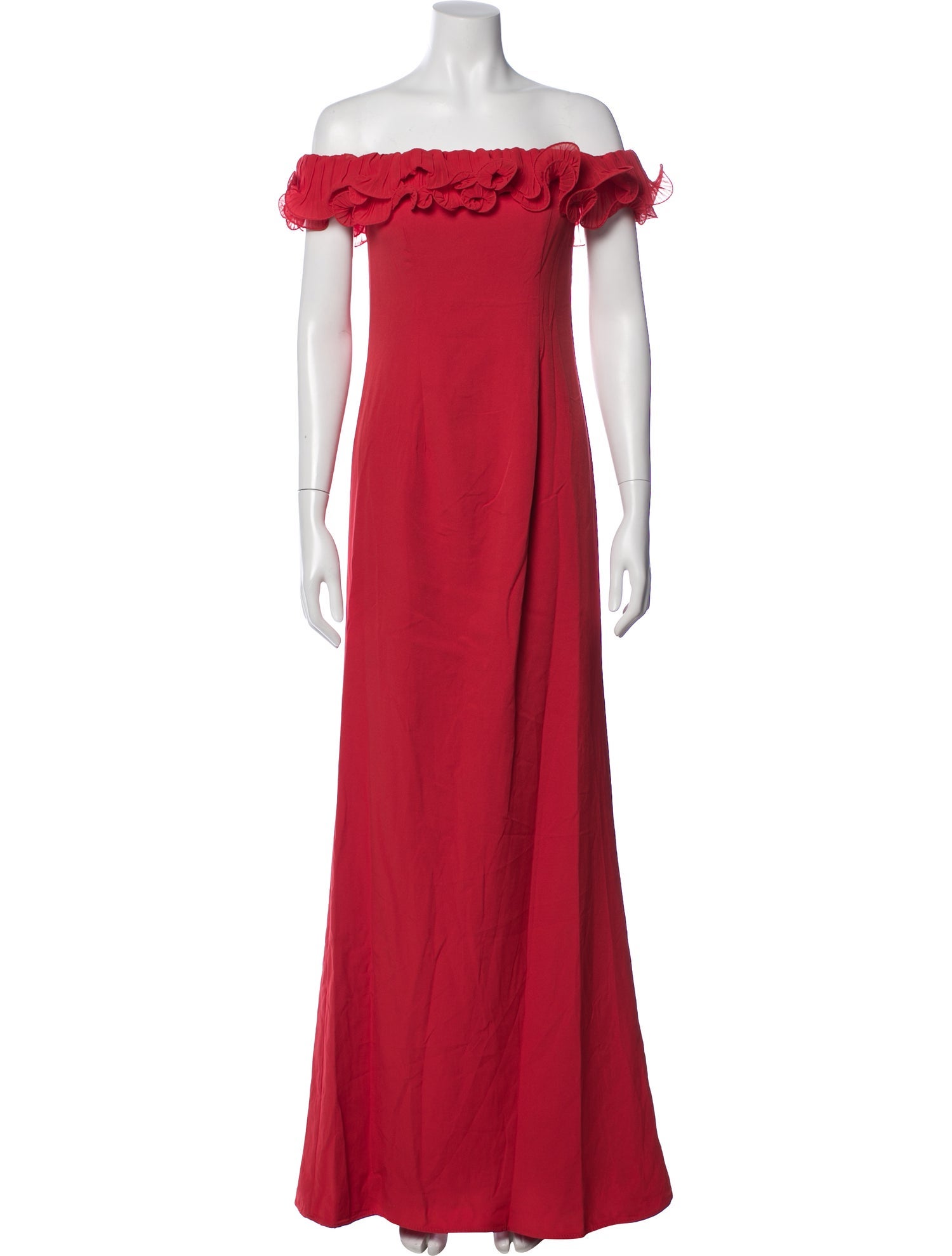 Mac Duggal Off-The-Shoulder Long Dress