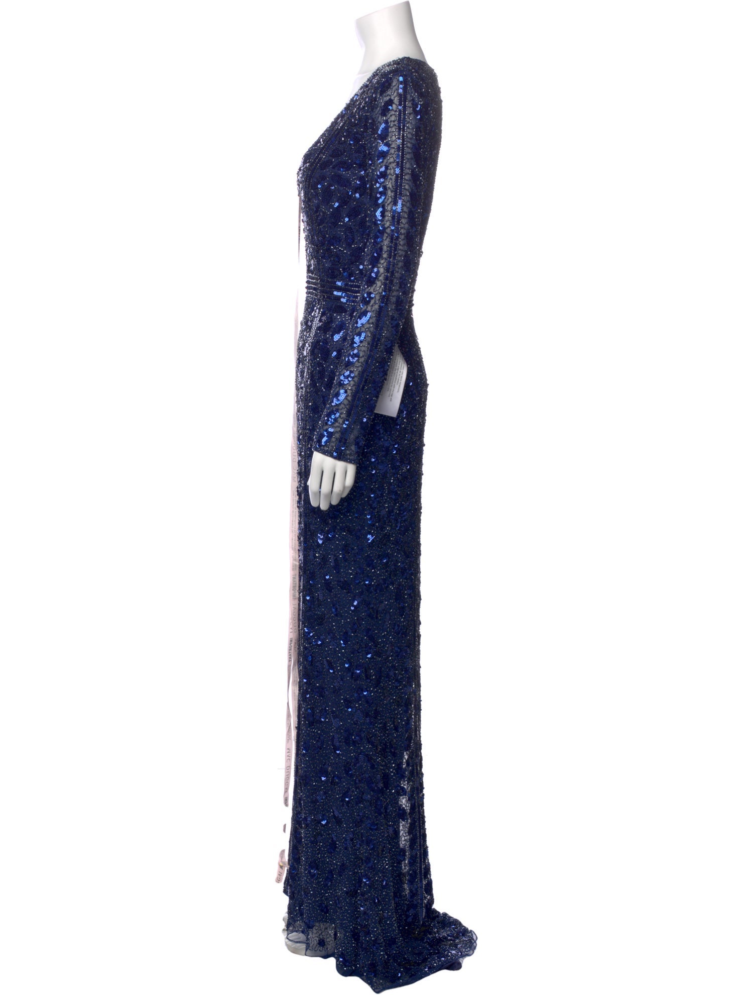 Mac Duggal V-Neck Long Dress w/ Tags
