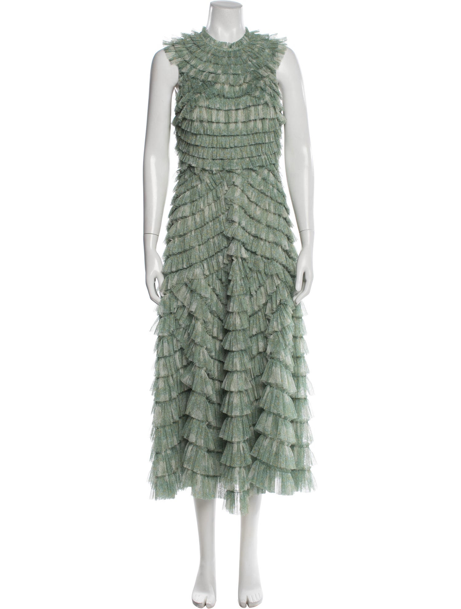 Mac Duggal Lace Pattern Long Dress w/ Tags