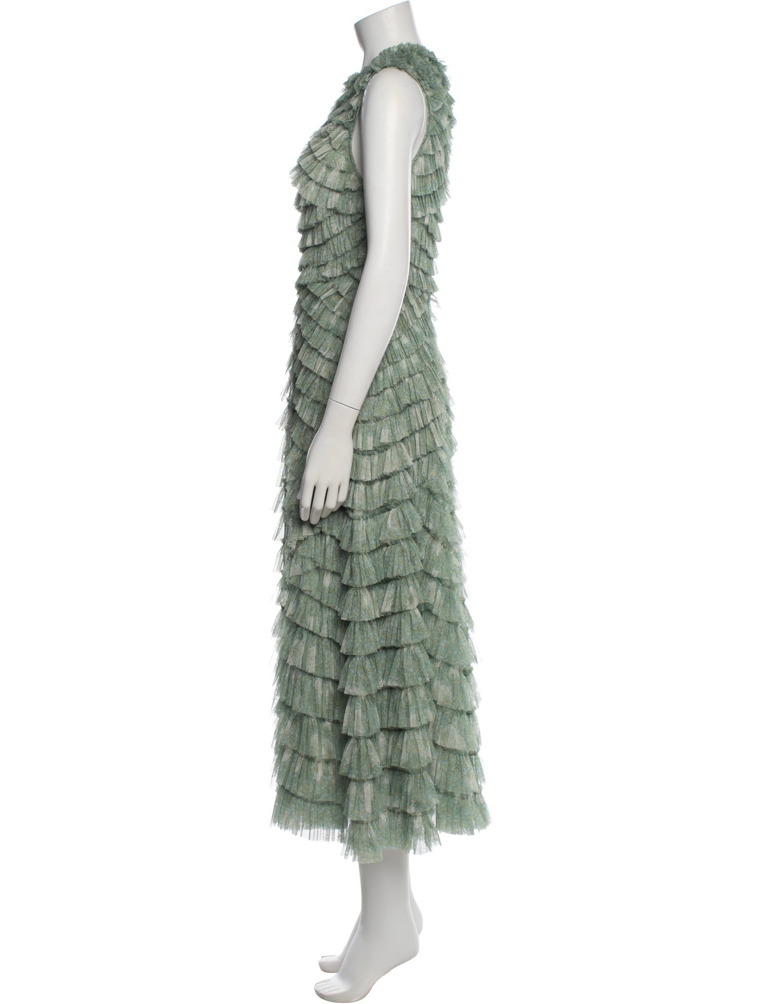 Mac Duggal Lace Pattern Long Dress w/ Tags